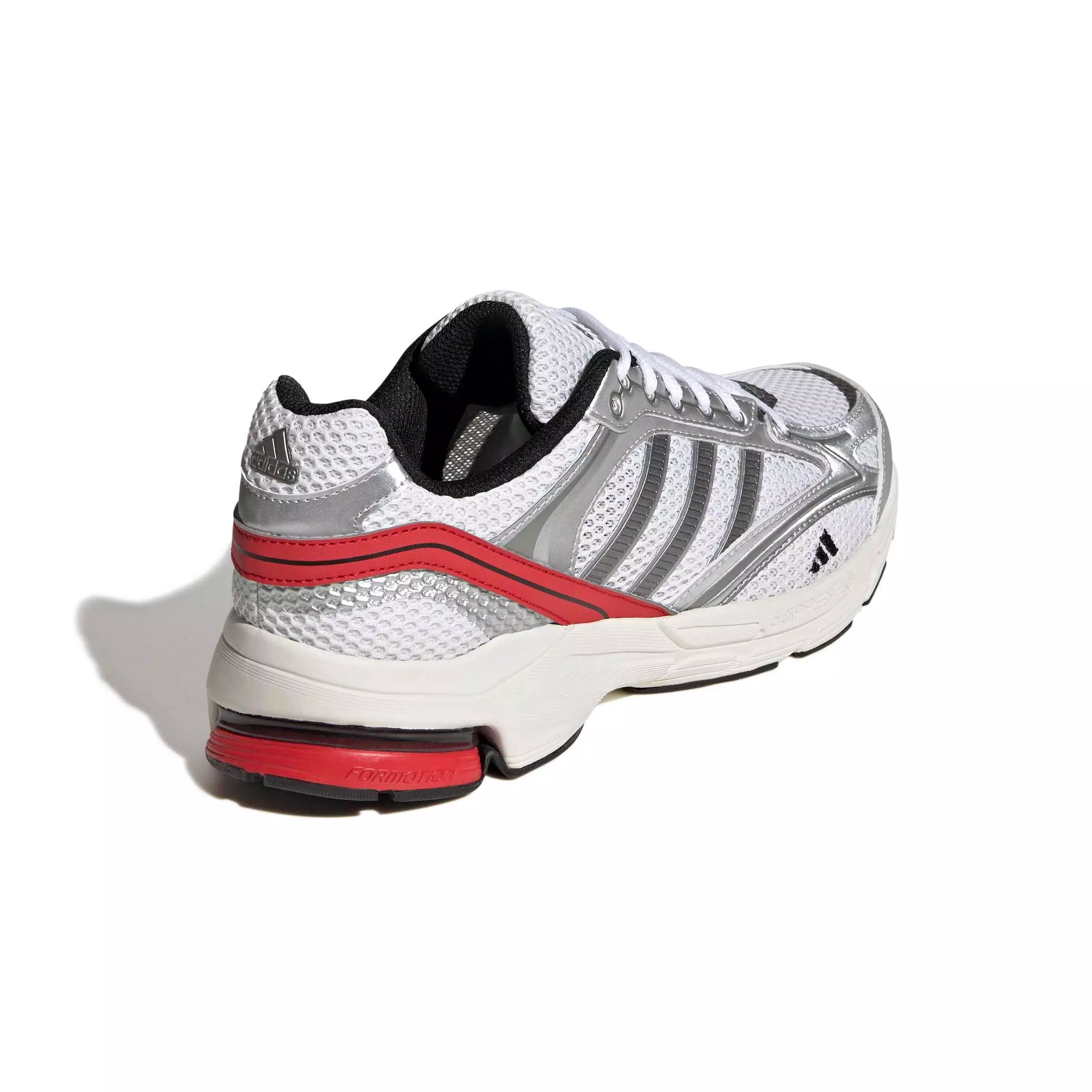 adidas Spiritain 2000 "Ftwr White/Iron Metallic/Better Scarlet" Men's Shoe - WHITE/IRON/SCARLET