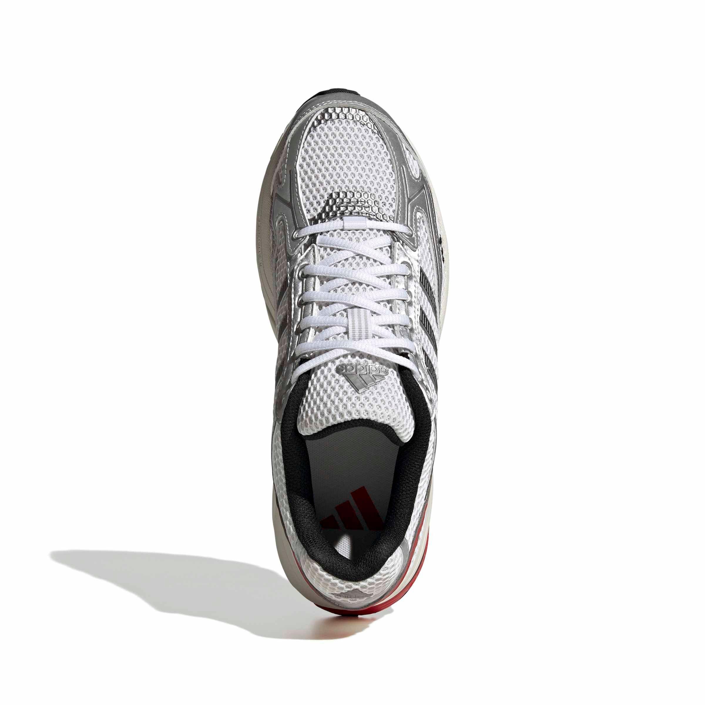 adidas Spiritain 2000 "Ftwr White/Iron Metallic/Better Scarlet" Men's Shoe - WHITE/IRON/SCARLET