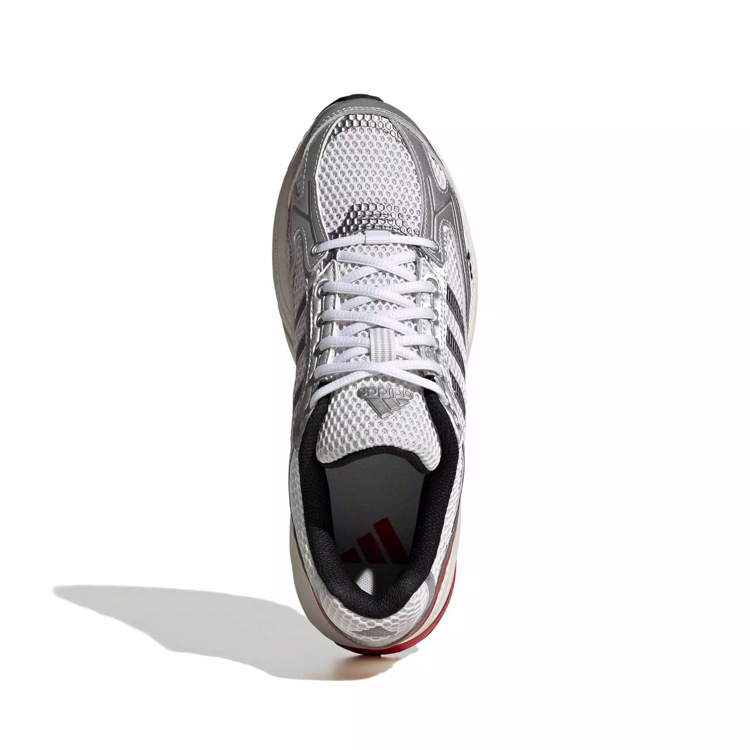 adidas Spiritain 2000 "Ftwr White/Iron Metallic/Better Scarlet" Men's Shoe - WHITE/IRON/SCARLET