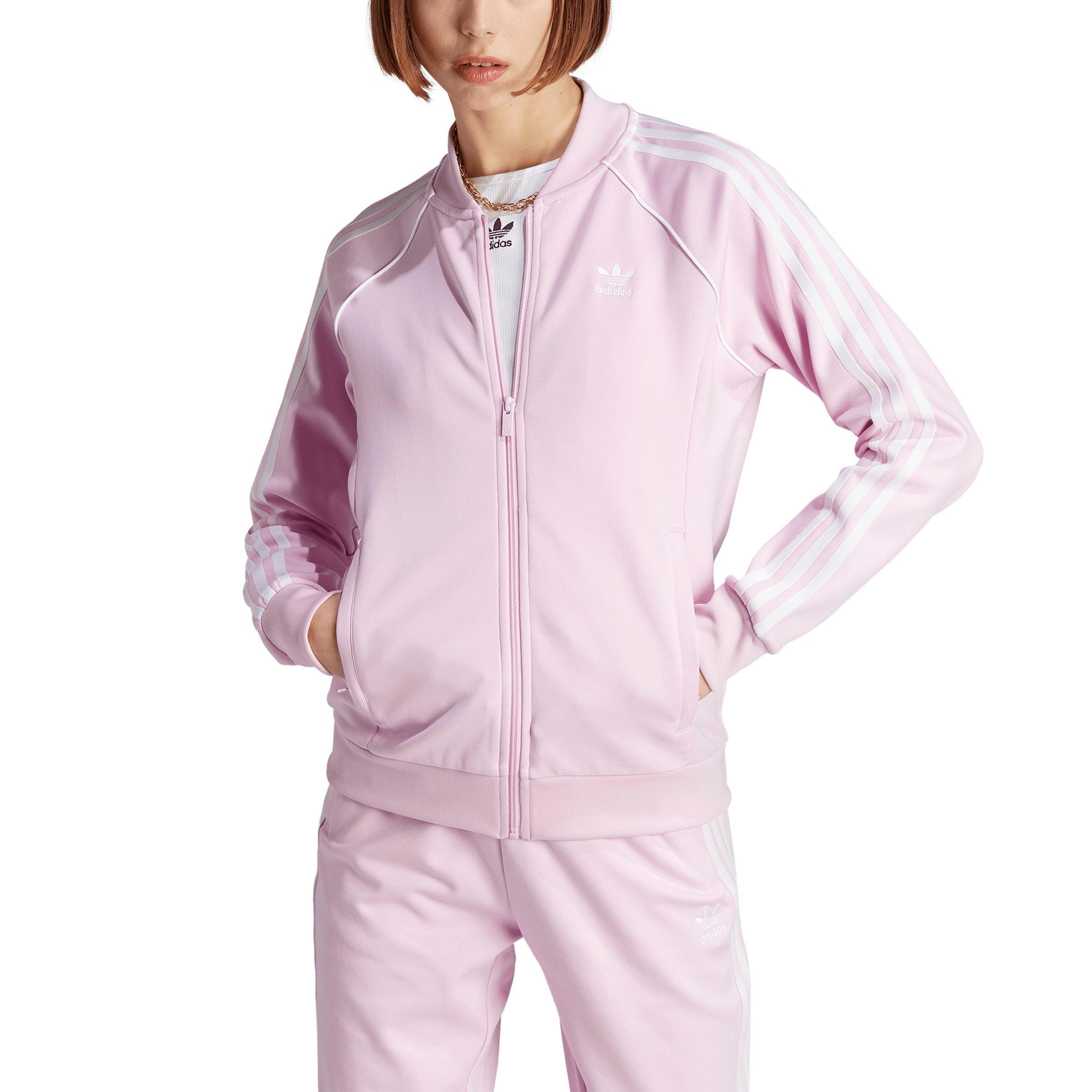 Adidas sst track jacket hotsell women's pink