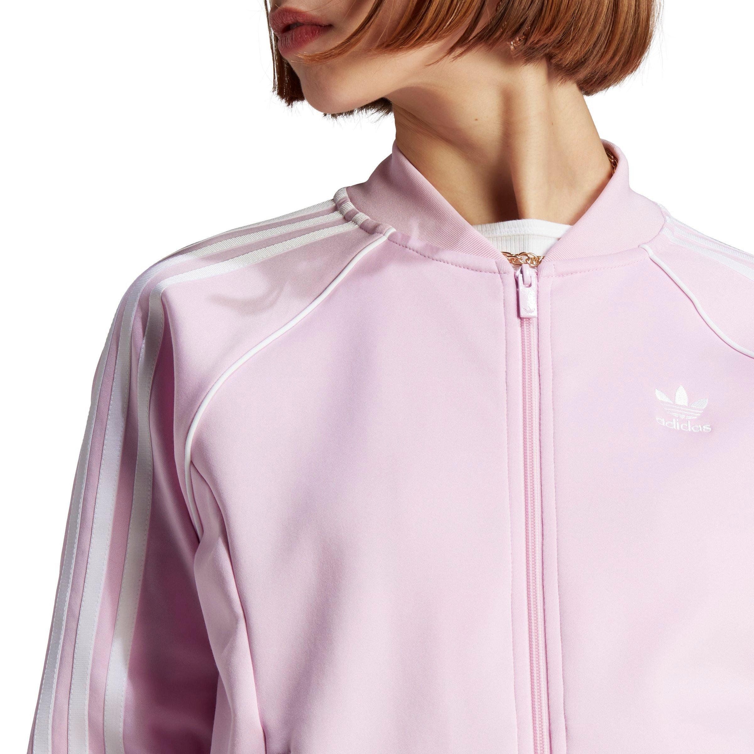 adidas Women s Adicolor Classics SST Track Jacket Pink Hibbett