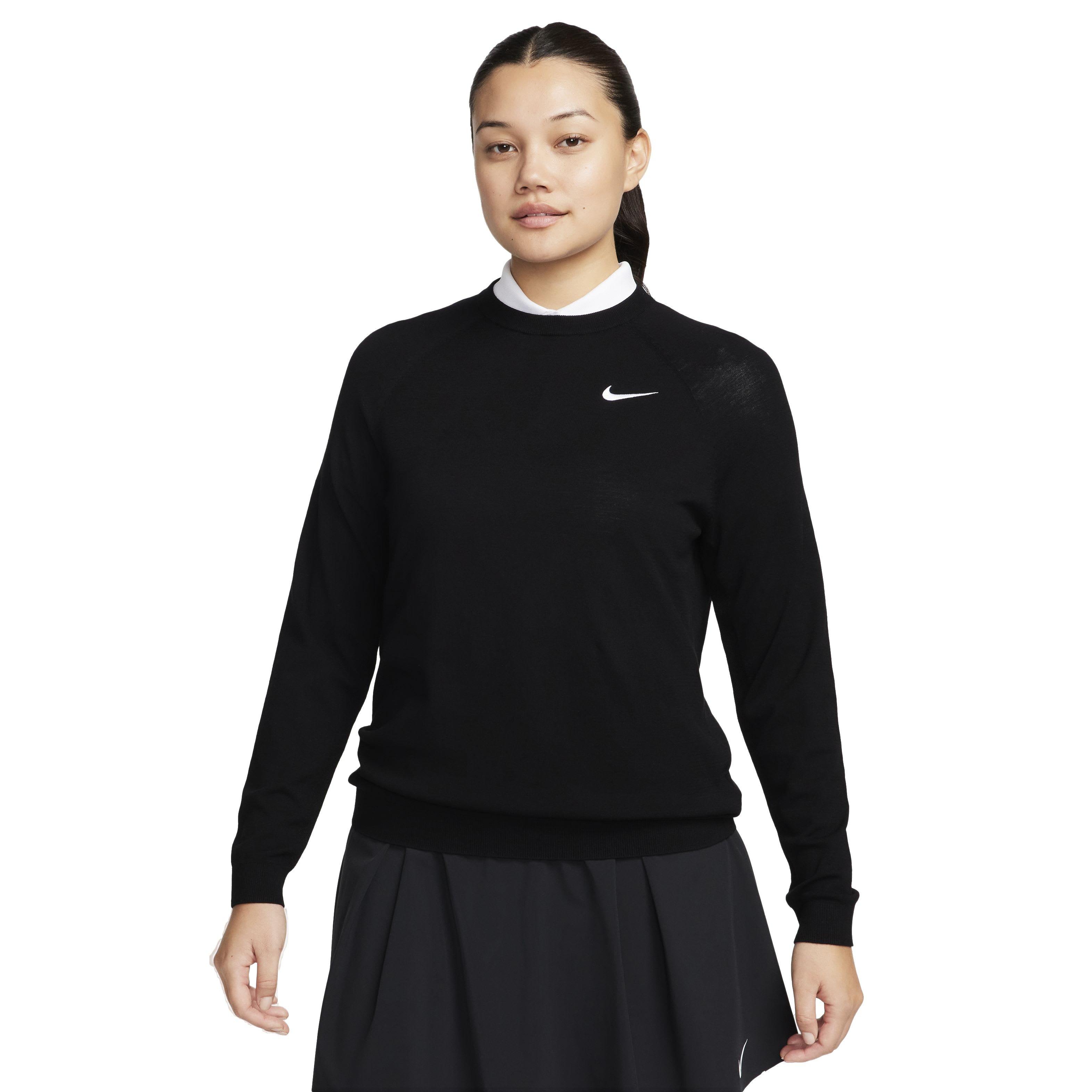 Nike Women's Tour Golf Sweater - Black - BLACK Thumbnail View 1