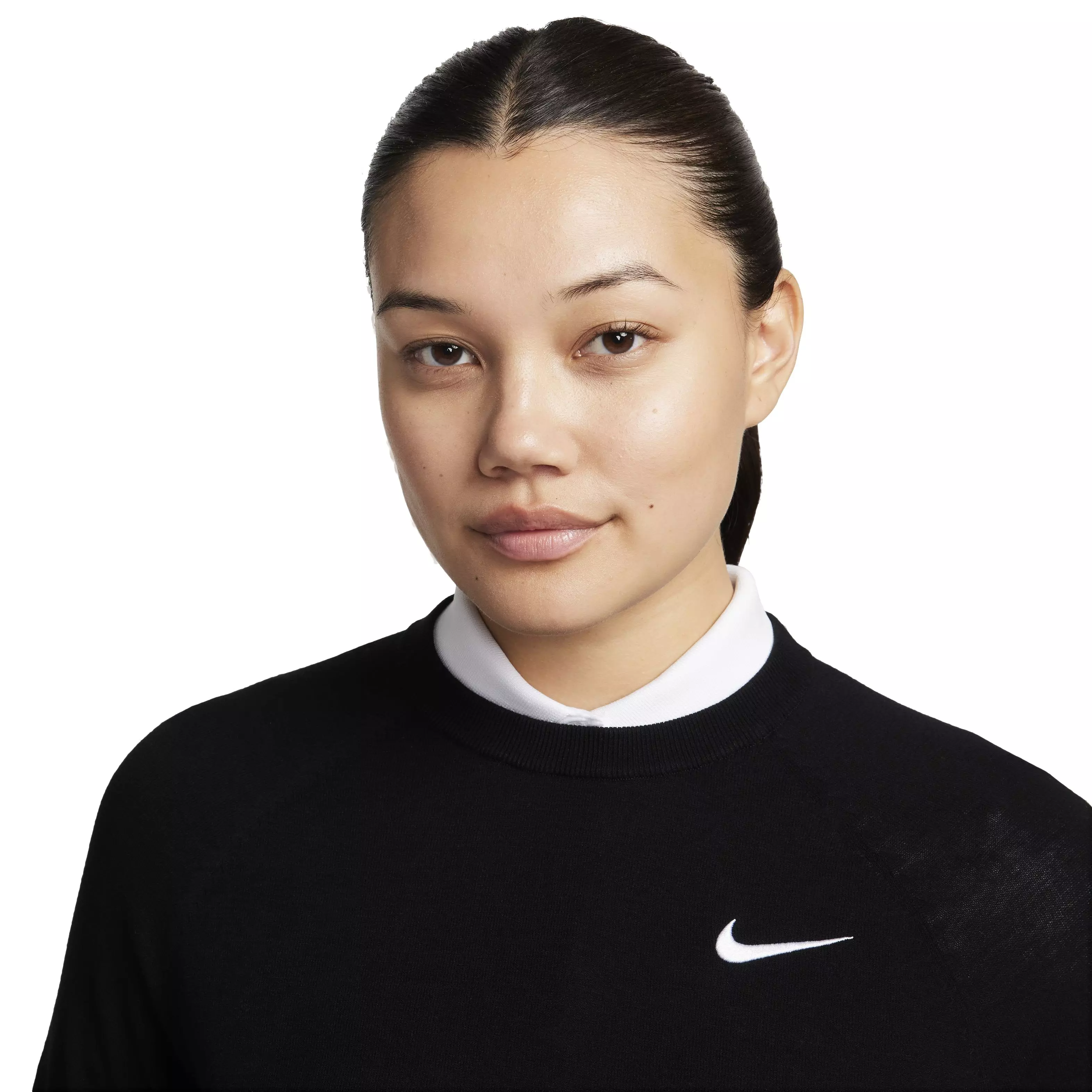 Nike Women's Tour Golf Sweater - Black - BLACK