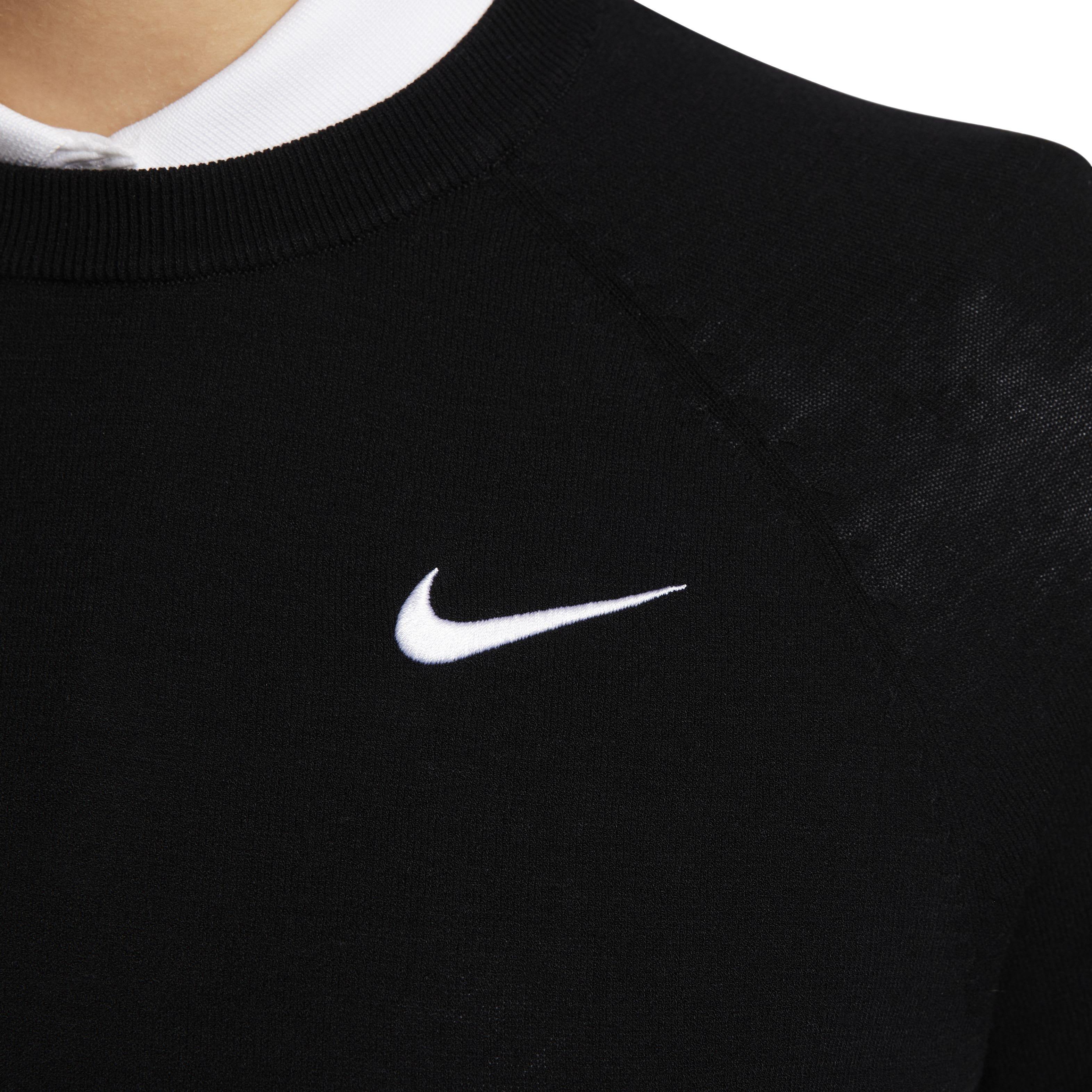 Nike Women's Tour Golf Sweater - Black - BLACK Thumbnail View 4