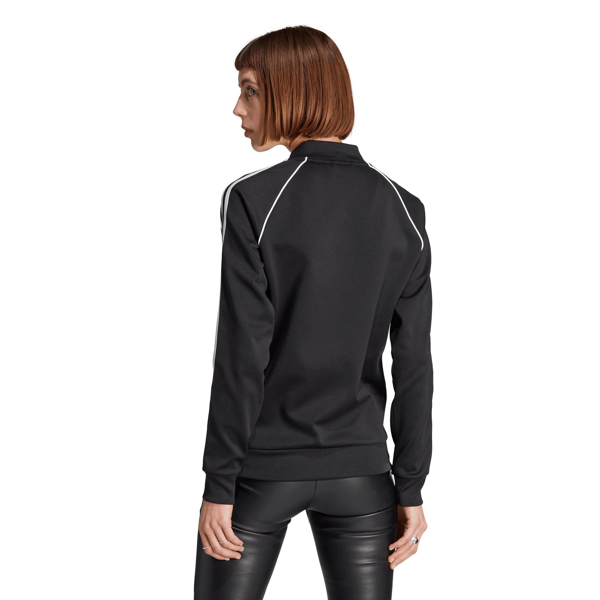 adidas Women's Adicolor Classics SST Track Jacket - Black - BLACK Thumbnail View 2
