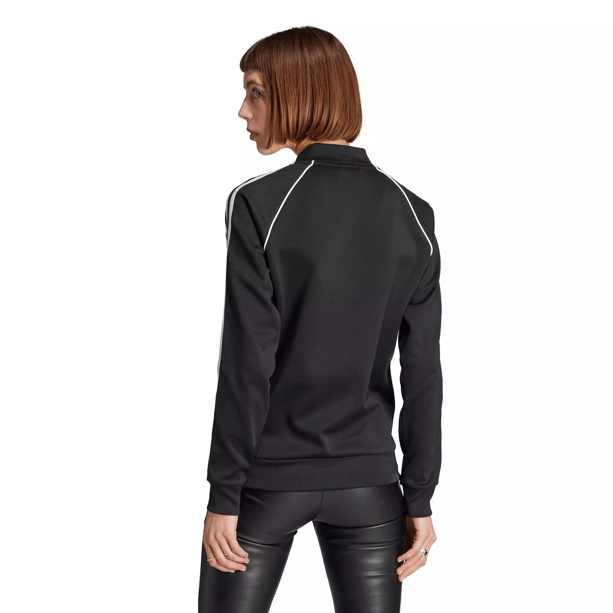 adidas Women's Adicolor Classics SST Track Jacket - Black - BLACK