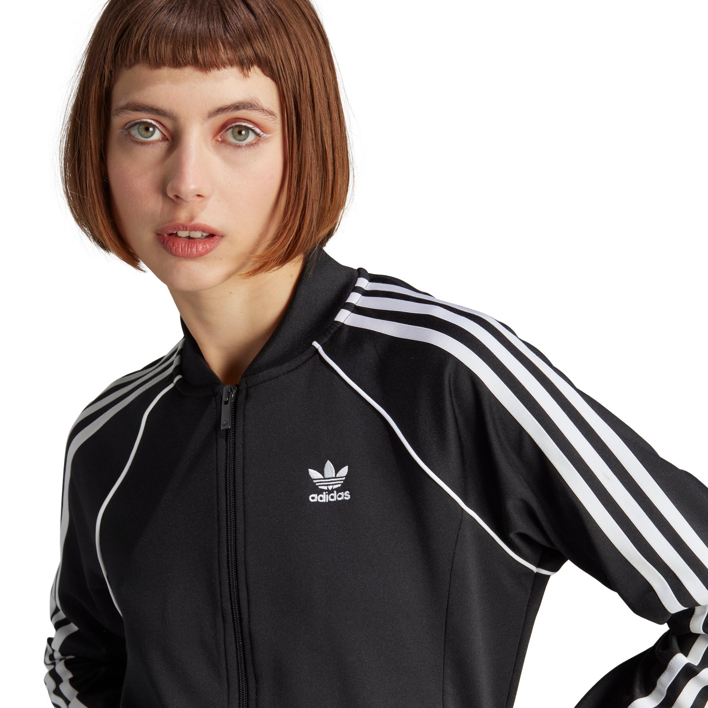 adidas Women's Adicolor Classics SST Track Jacket - Black - BLACK Thumbnail View 4