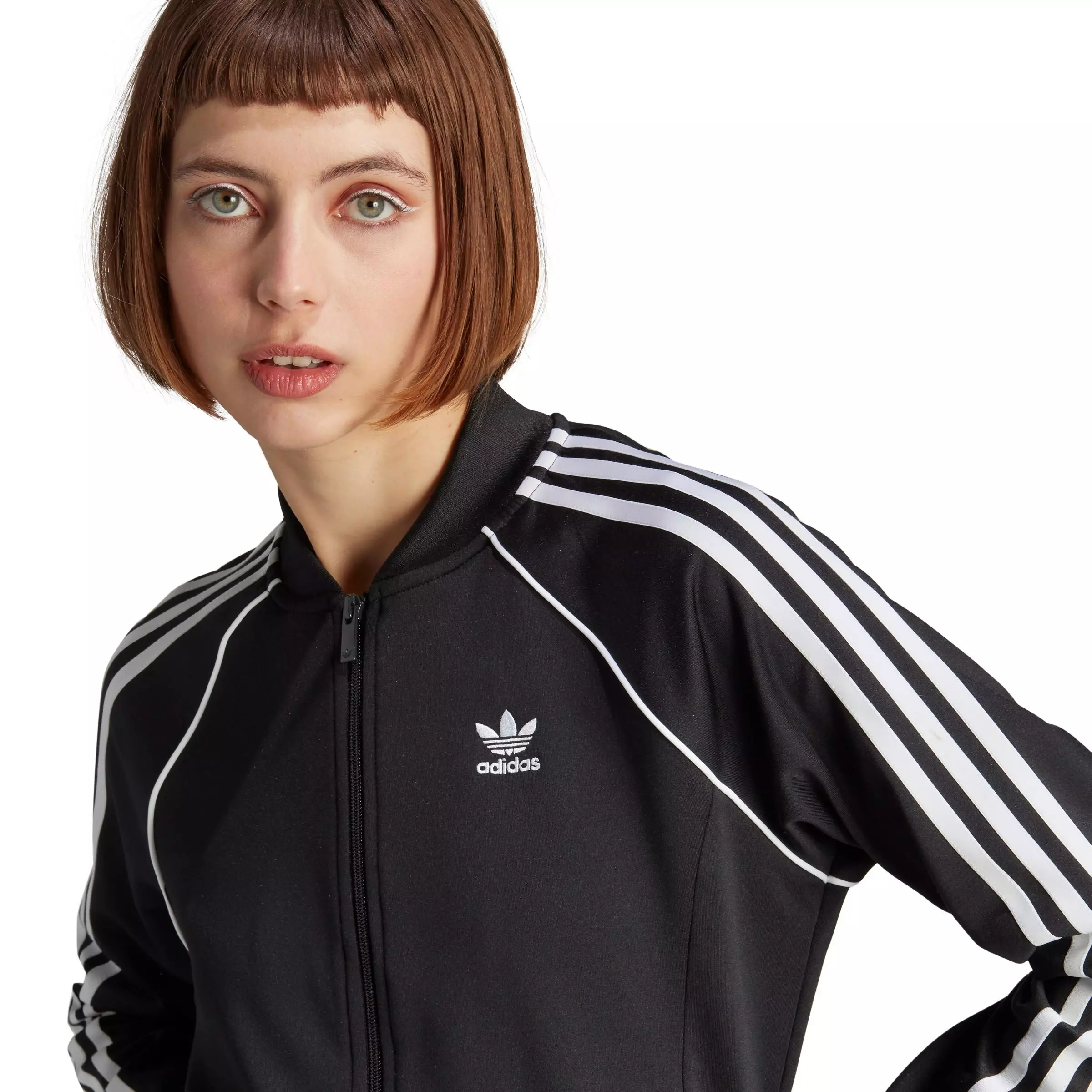 adidas Women's Adicolor Classics SST Track Jacket - Black - BLACK