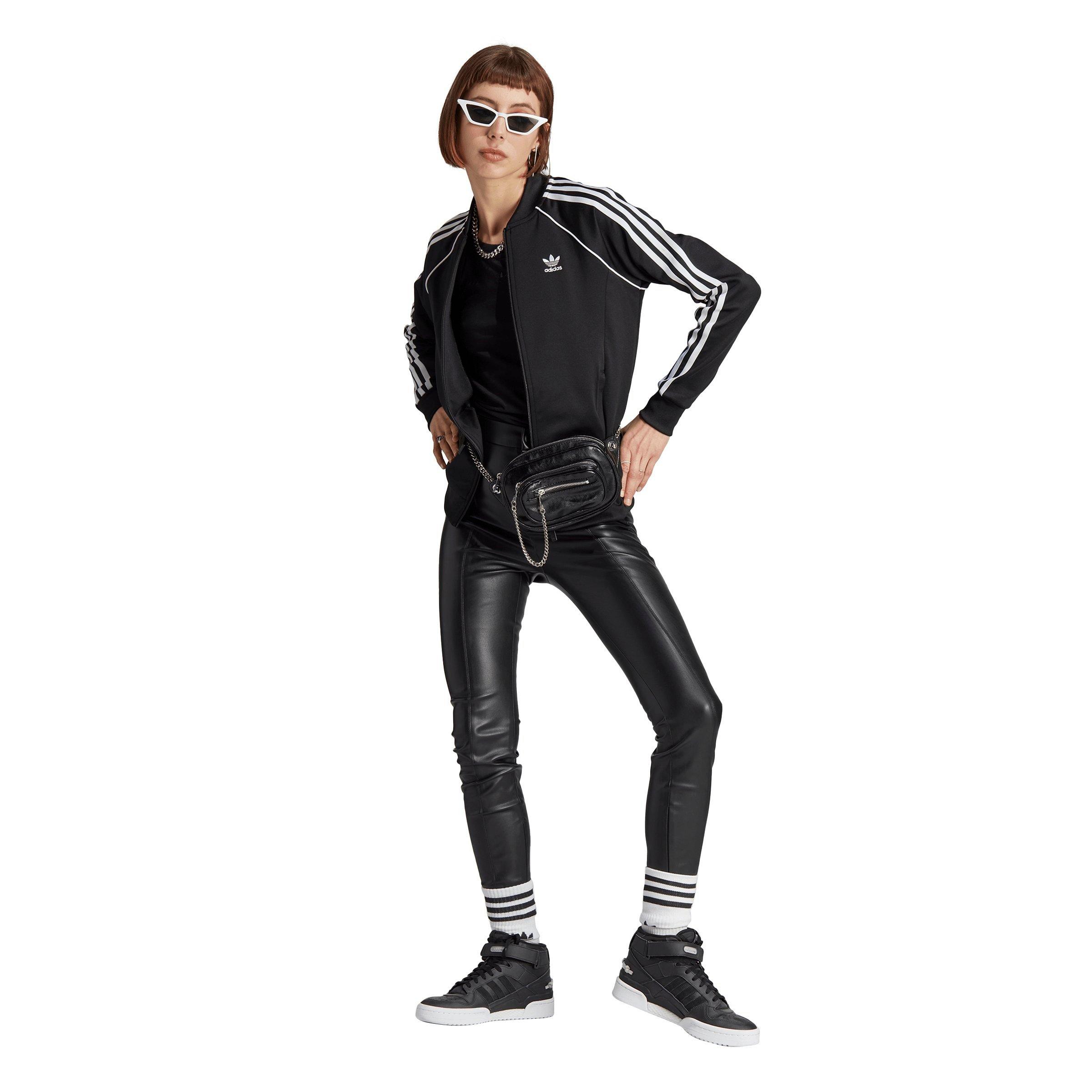 adidas Women's Adicolor Classics SST Track Jacket - Black - BLACK Thumbnail View 5