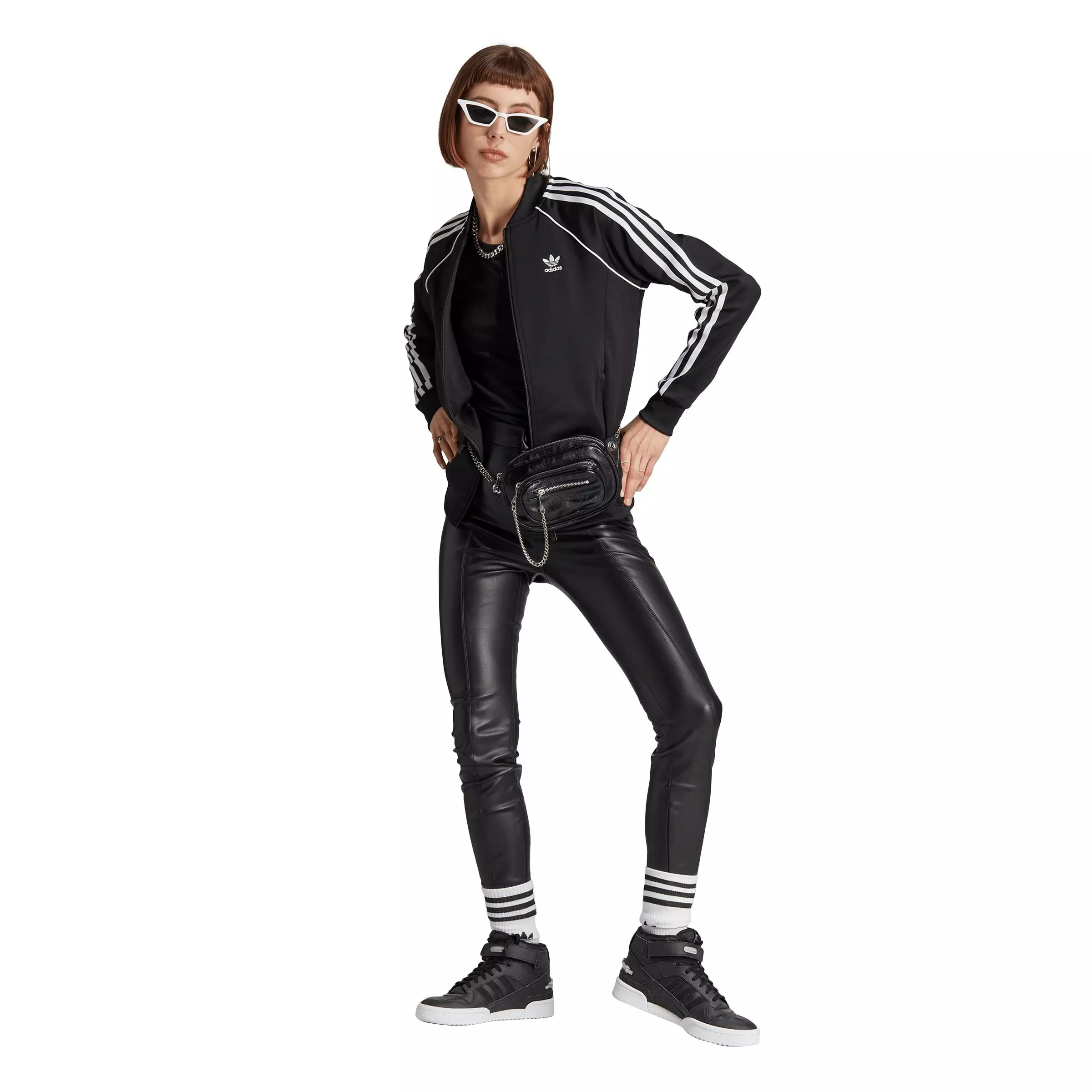 adidas Women's Adicolor Classics SST Track Jacket - Black - BLACK