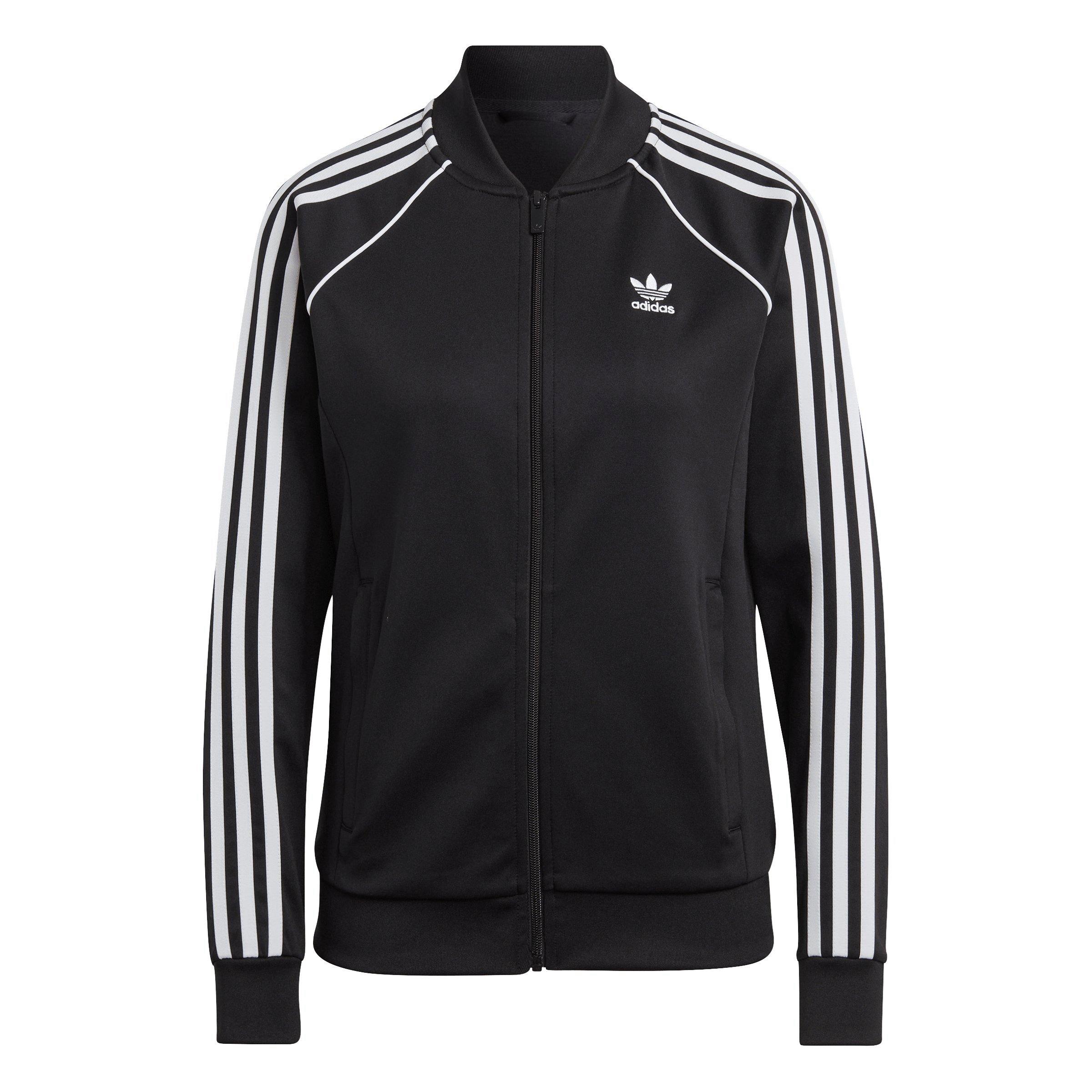 adidas Women's Adicolor Classics SST Track Jacket - Black - BLACK Thumbnail View 6