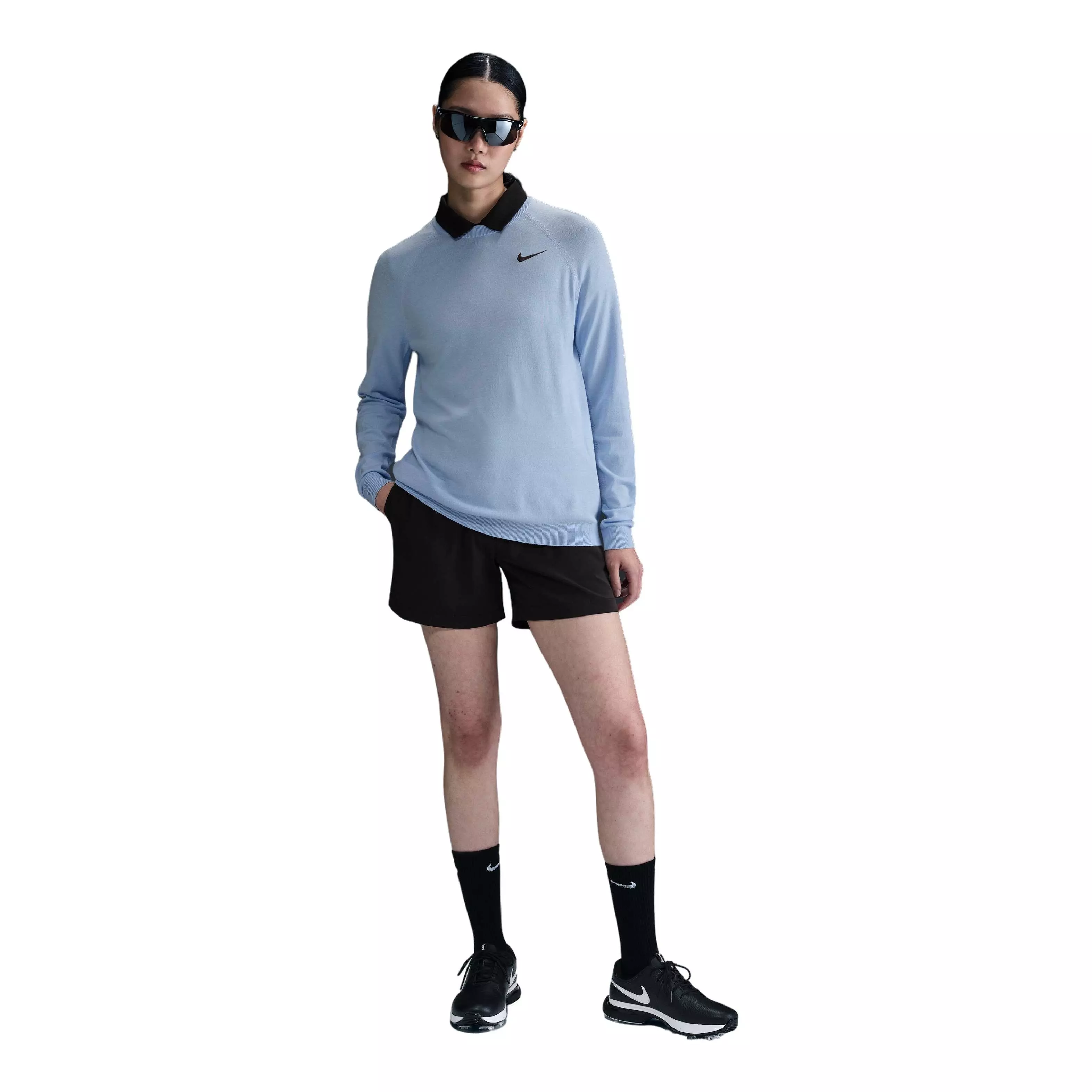 Nike Women's Tour Golf Sweater - Blue - BLUE
