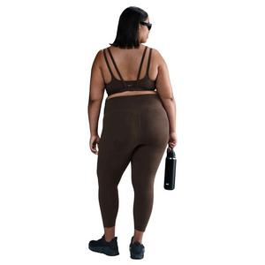 Nike Women's Zenvy High-Waisted Gentle-Support 7/8 Leggings - Brown