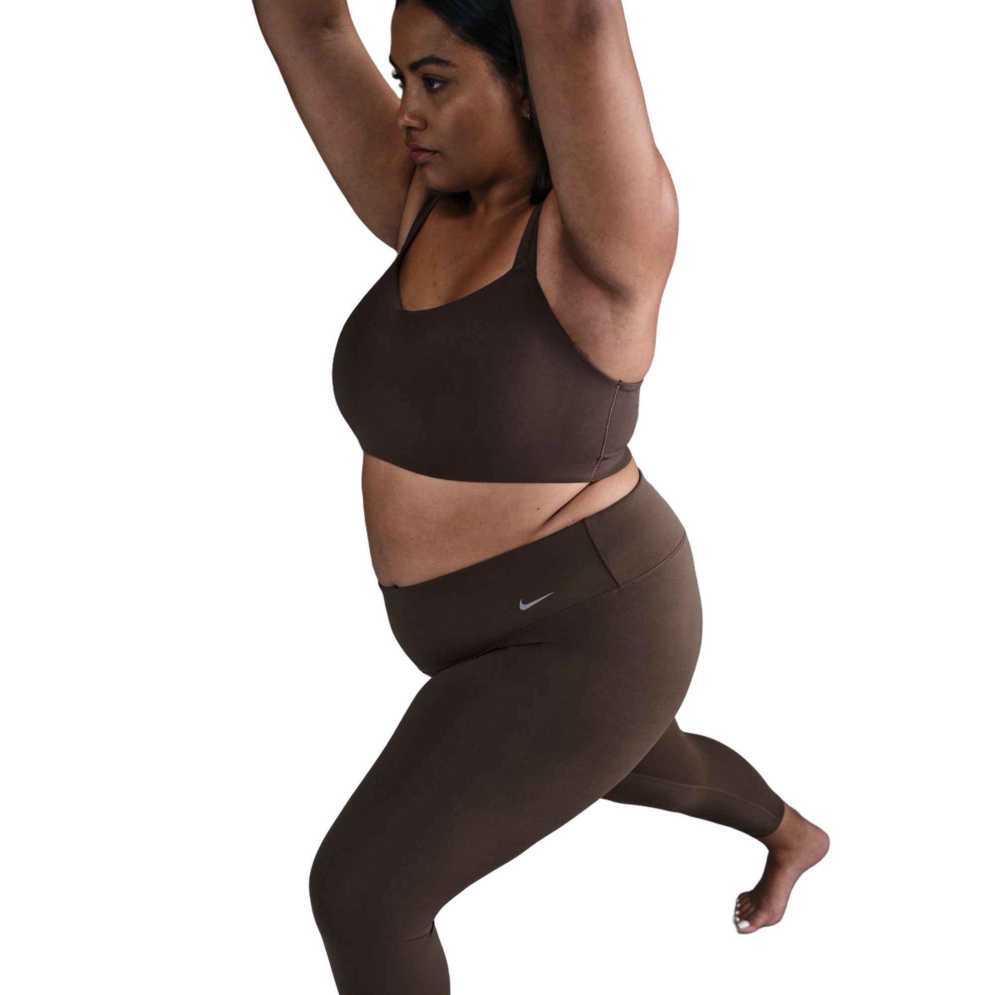Nike Women's Zenvy High-Waisted Gentle-Support 7/8 Leggings - Brown - BROWN Thumbnail View 5