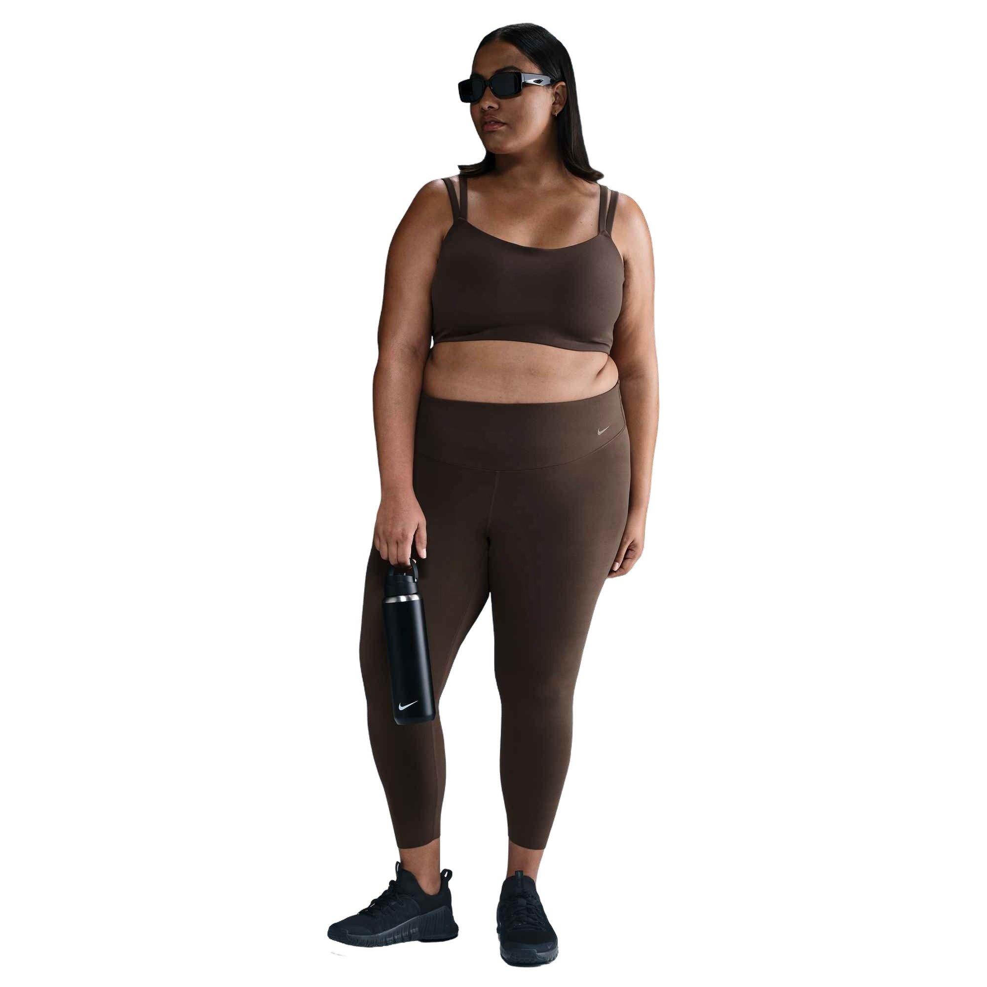 Nike Women's Zenvy High-Waisted Gentle-Support 7/8 Leggings - Brown - BROWN Thumbnail View 6