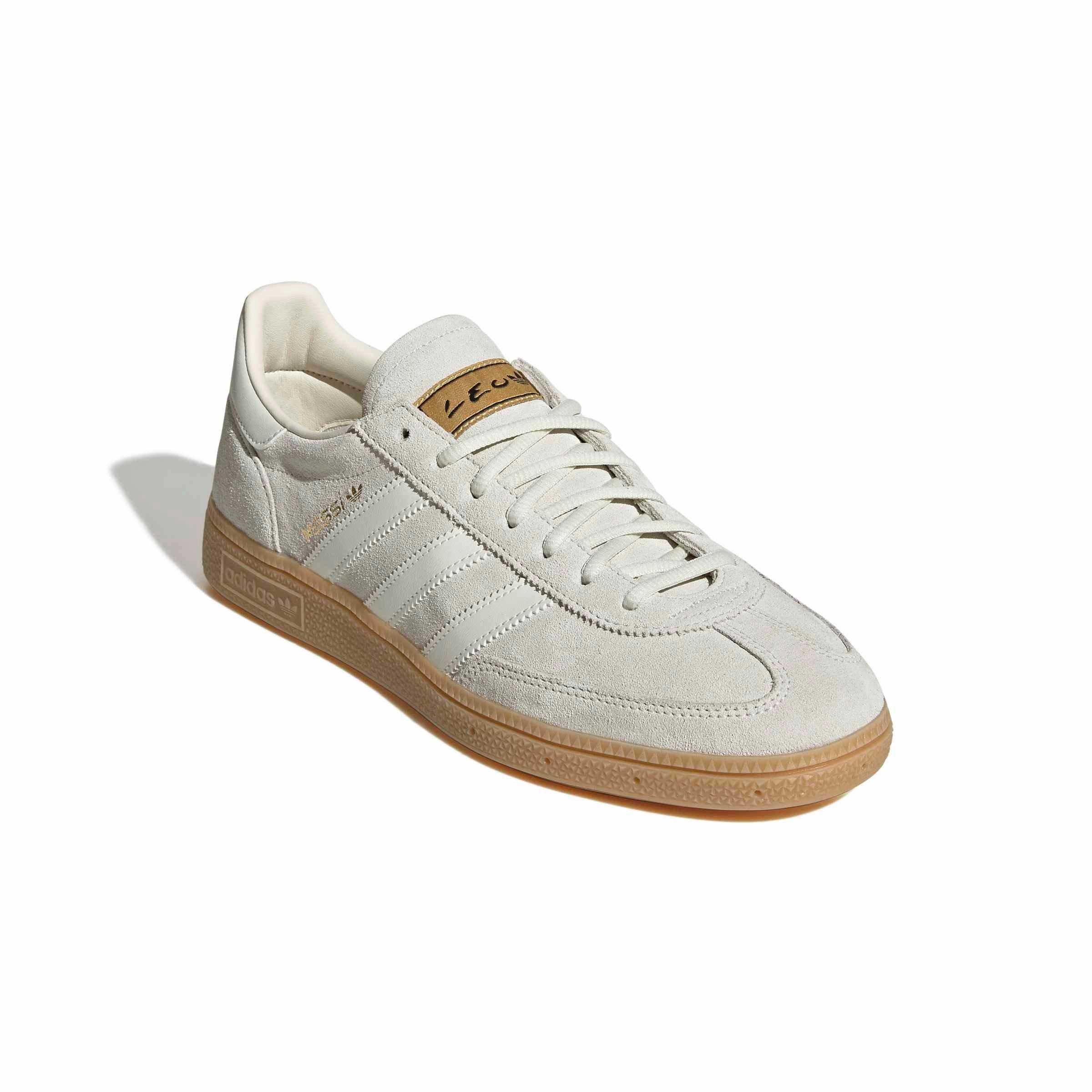 adidas Originals Handball Spezial Messi "Ivory/Ivory/Gold Metallic" Men's Shoe - IVORY/IVORY/GOLD