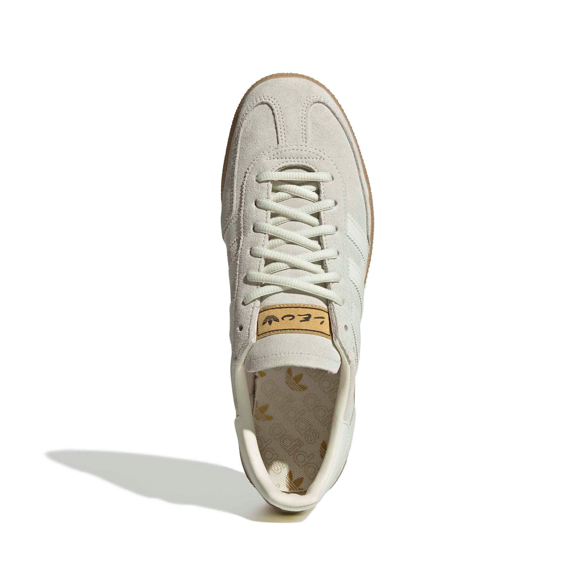 adidas Originals Handball Spezial Messi "Ivory/Ivory/Gold Metallic" Men's Shoe - IVORY/IVORY/GOLD