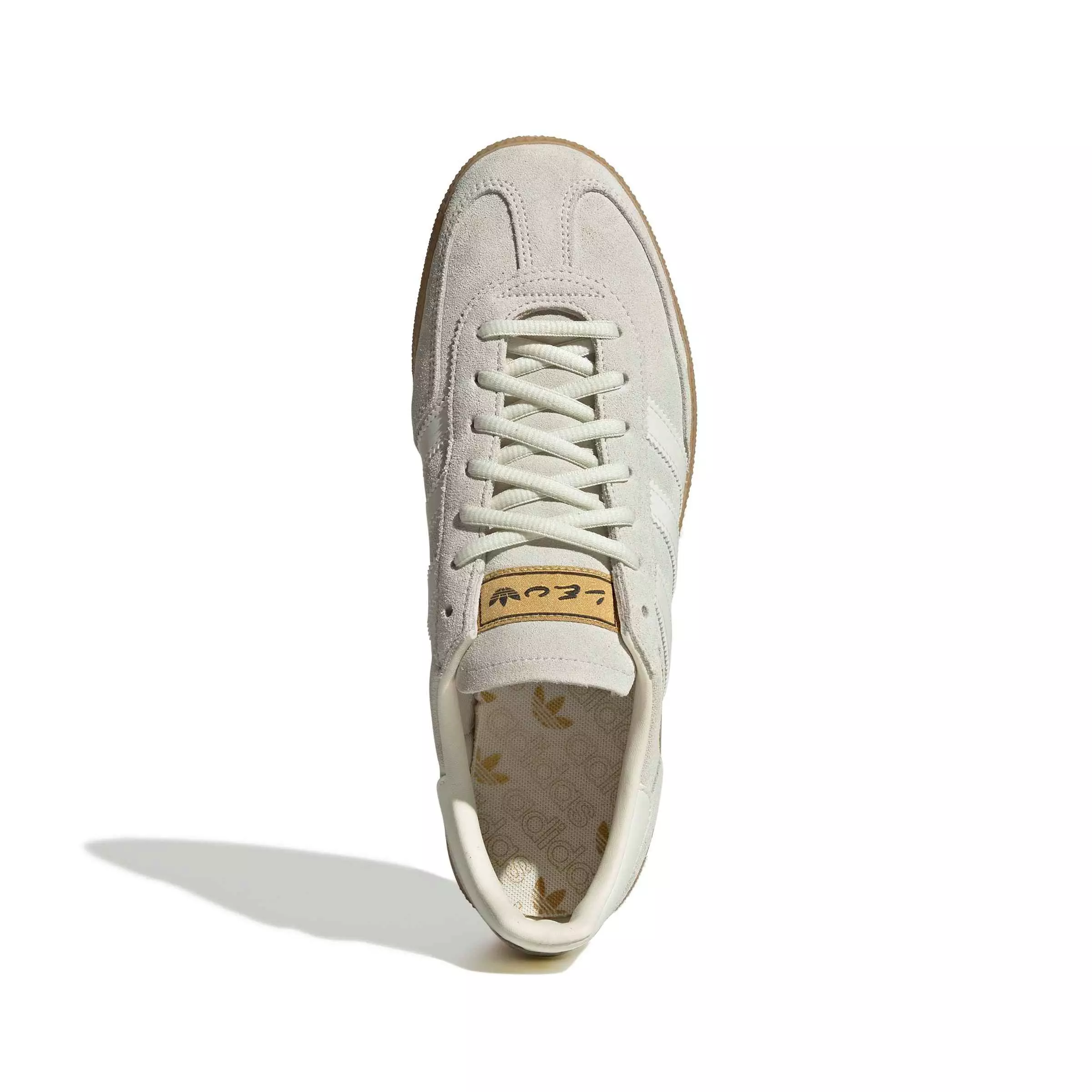 adidas Originals Handball Spezial Messi "Ivory/Ivory/Gold Metallic" Men's Shoe - IVORY/IVORY/GOLD