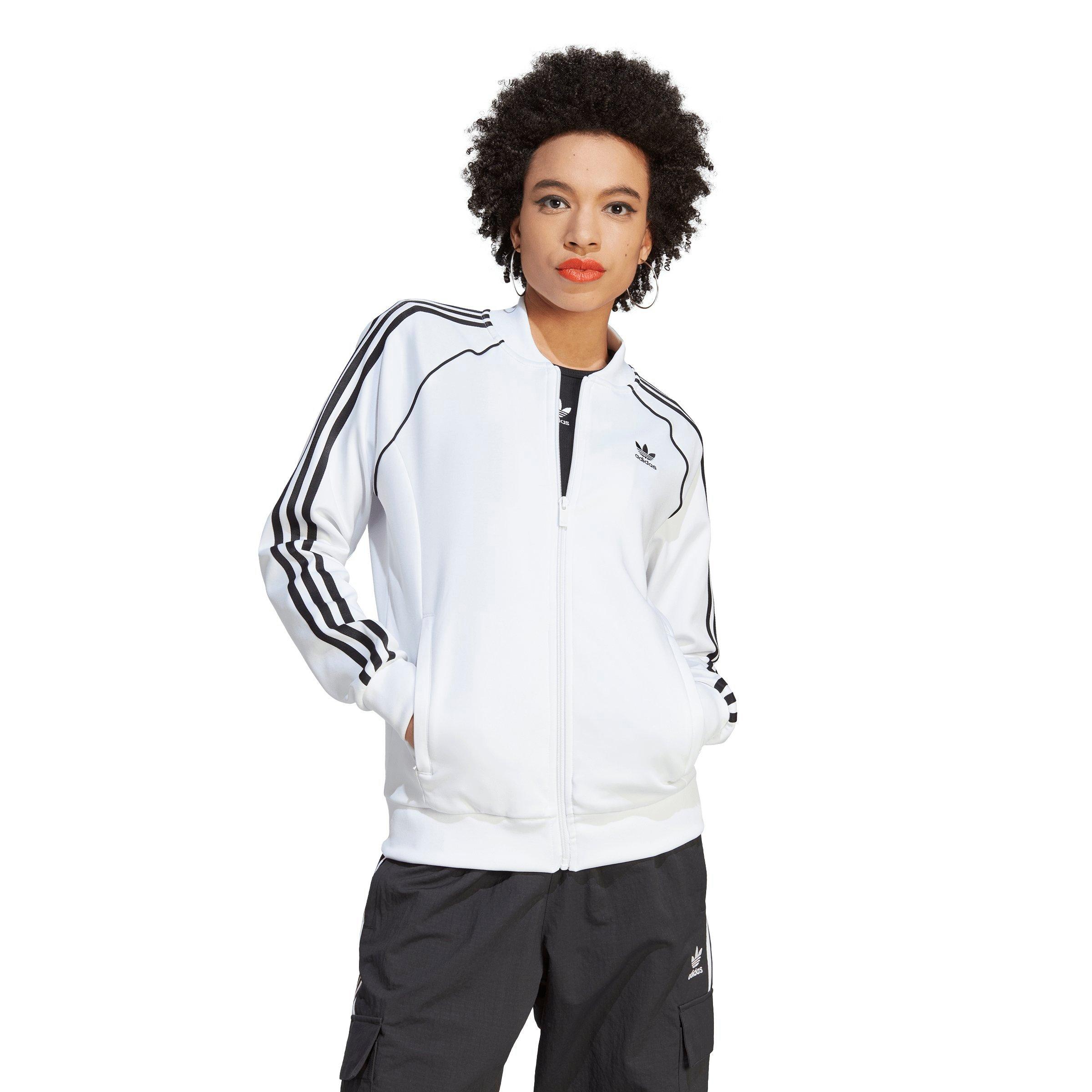 adidas Women's Adicolor Classics SST Track Top - White - Hibbett | City Gear