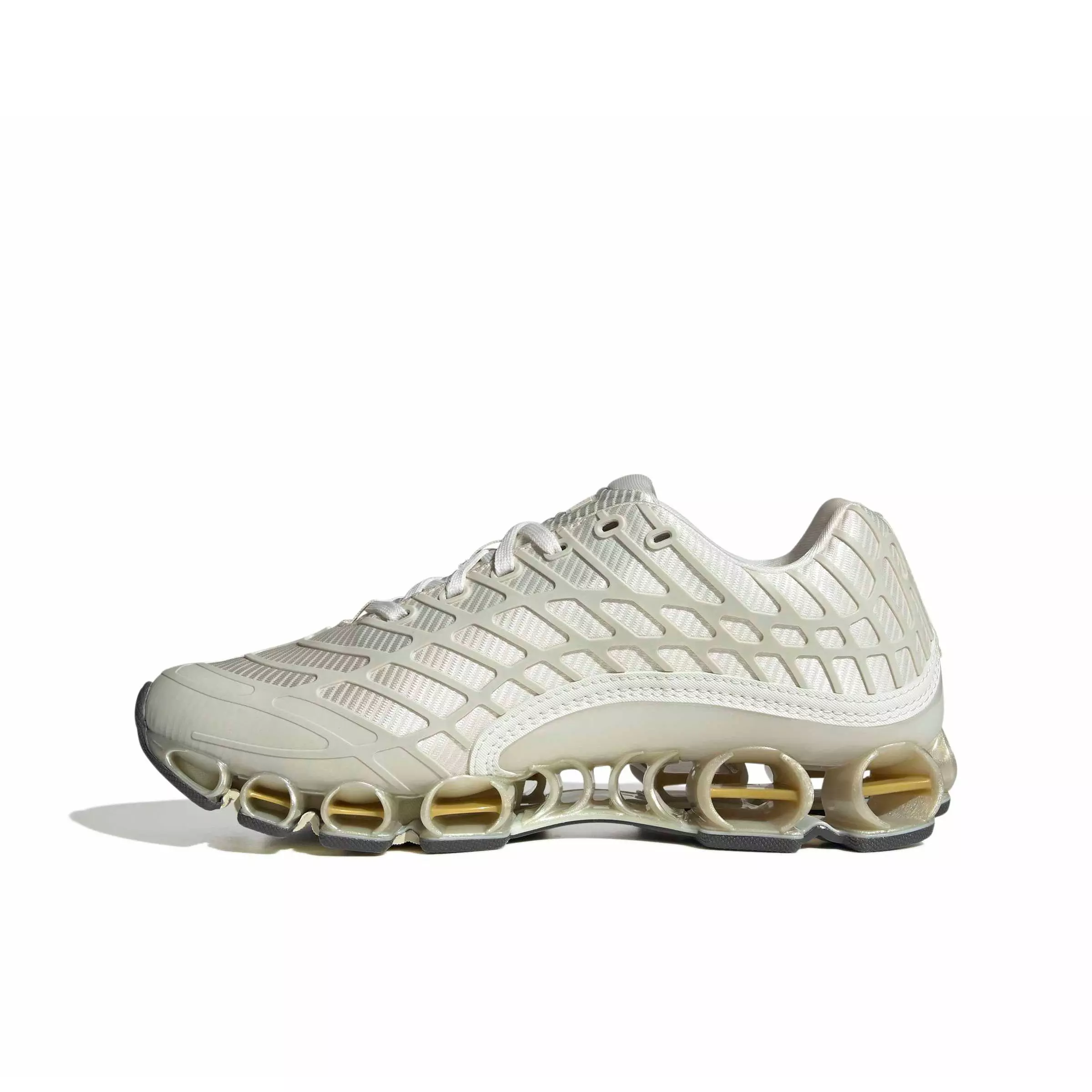 adidas Originals Megaride F50 "Cloud White/Ice Gold Metallic/Gold Metallic" Men's Shoe - WHITE/GOLD/GOLD