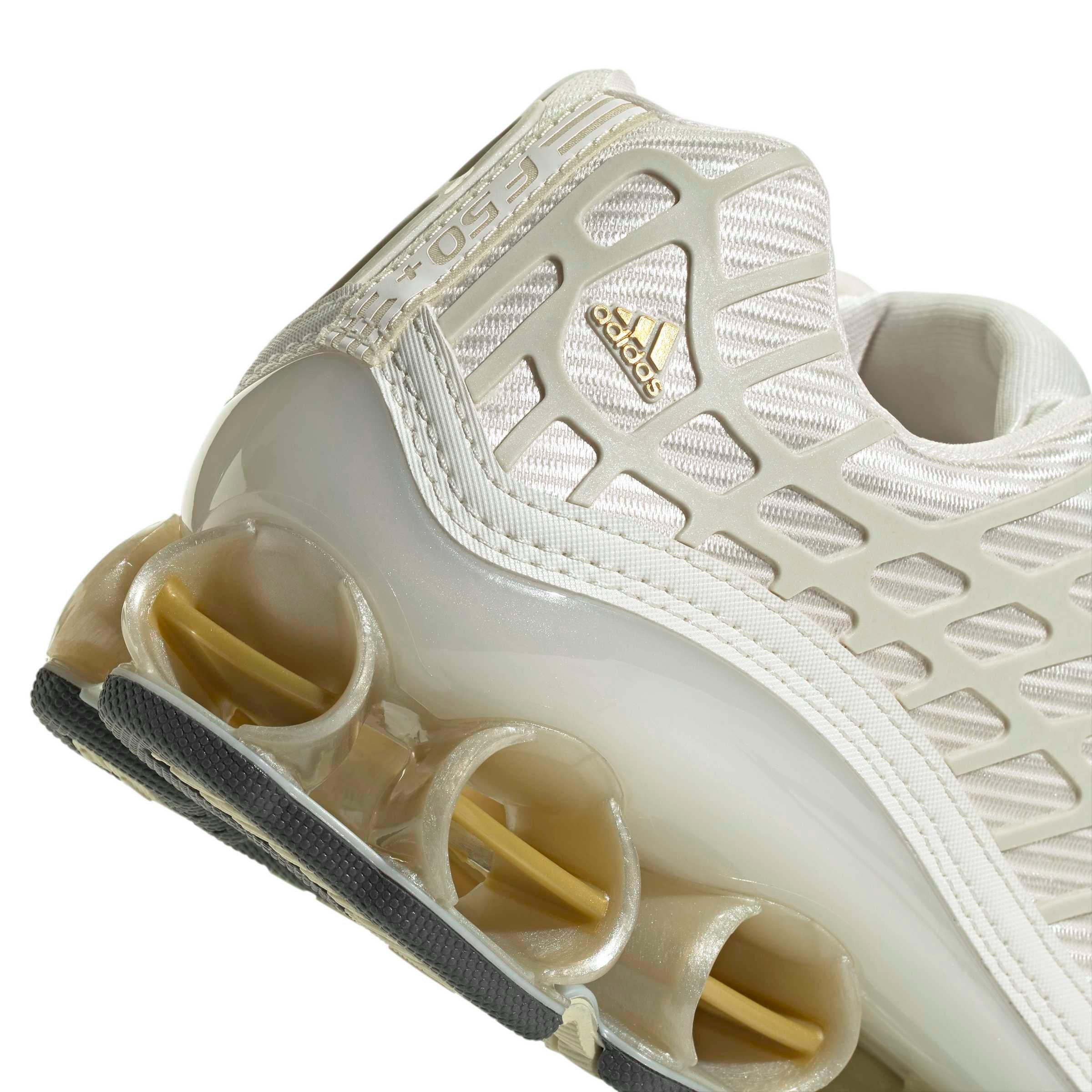 adidas Originals Megaride F50 "Cloud White/Ice Gold Metallic/Gold Metallic" Men's Shoe - WHITE/GOLD/GOLD