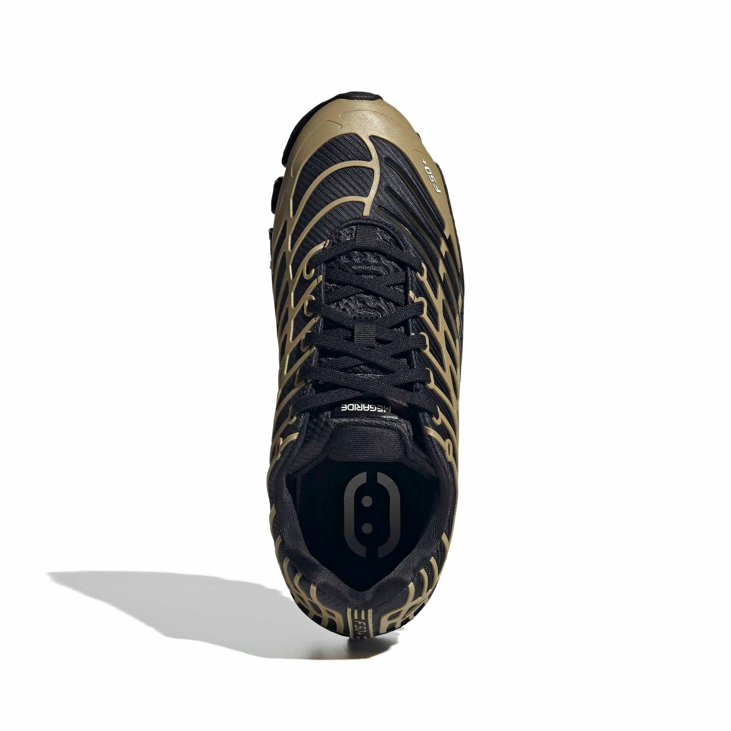 adidas Originals Megaride F50 "Core Black/Core Black/Thermal Chrome" Men's Shoe - BLACK/BLACK/CHROME