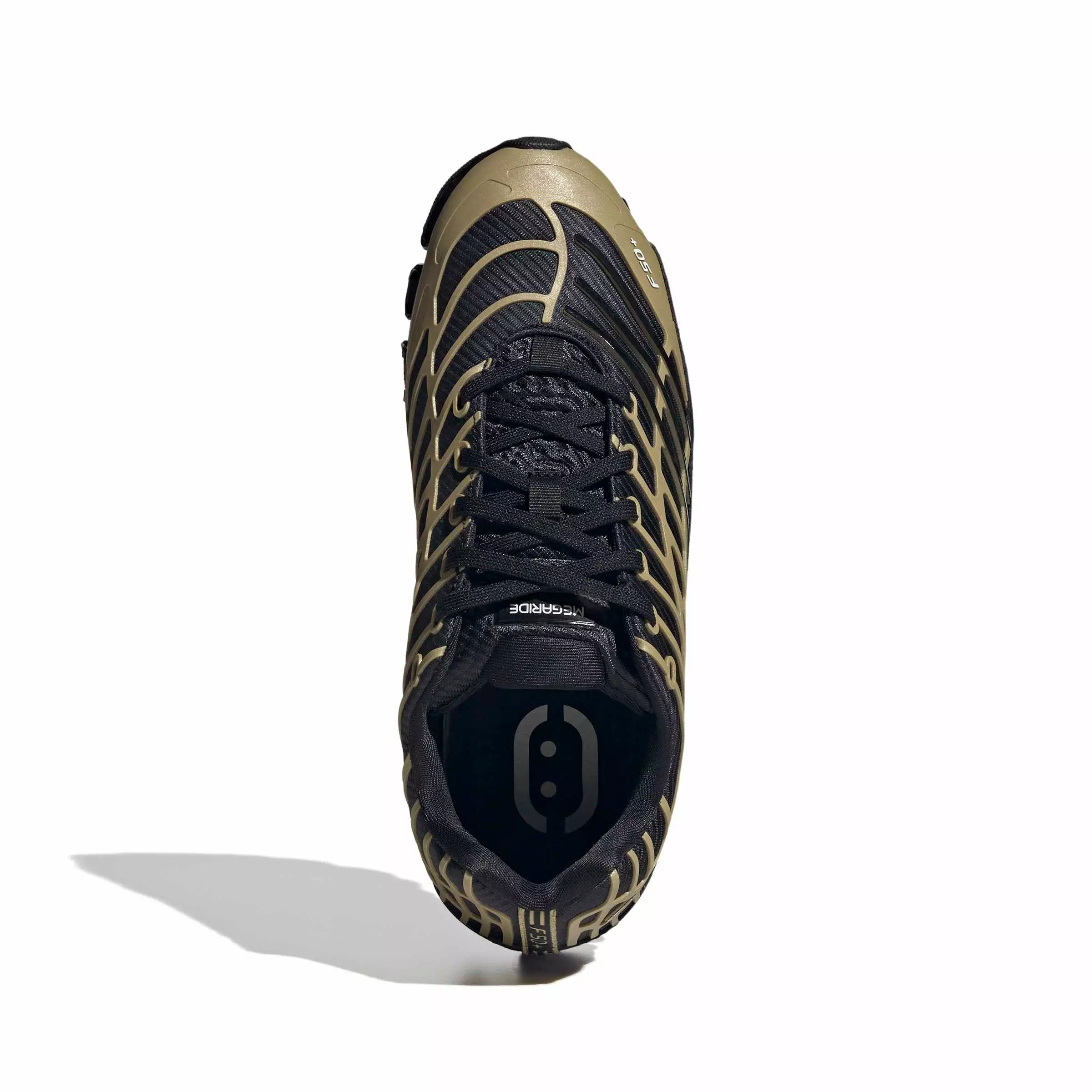 adidas Originals Megaride F50 "Core Black/Core Black/Thermal Chrome" Men's Shoe - BLACK/BLACK/CHROME