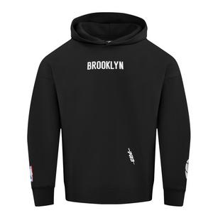 Pro Standard Men's NBA Brooklyn Nets Wingspan Drop Shoulder Fleece Hoodie