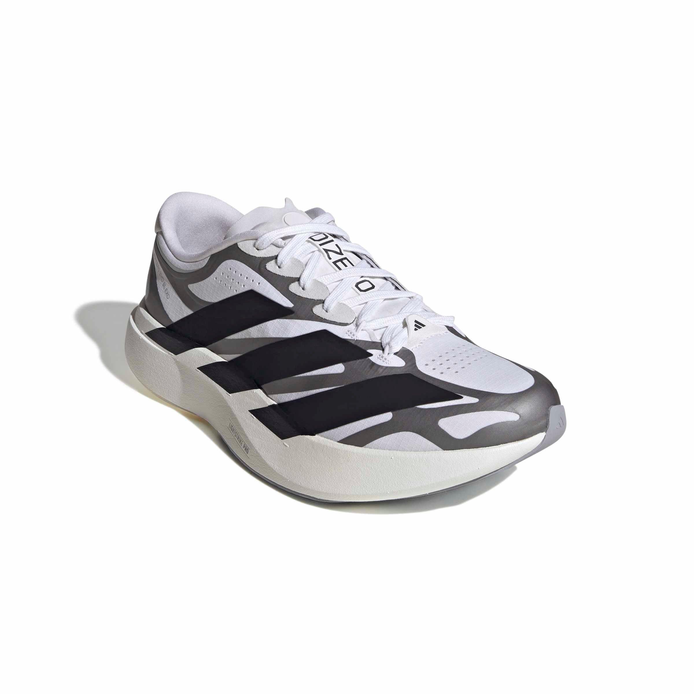 adidas Adizero EVO SL EXO "Ftwr White/Core Black/Iron Metallic" Men's Running Shoe - WHITE/BLACK/IRON