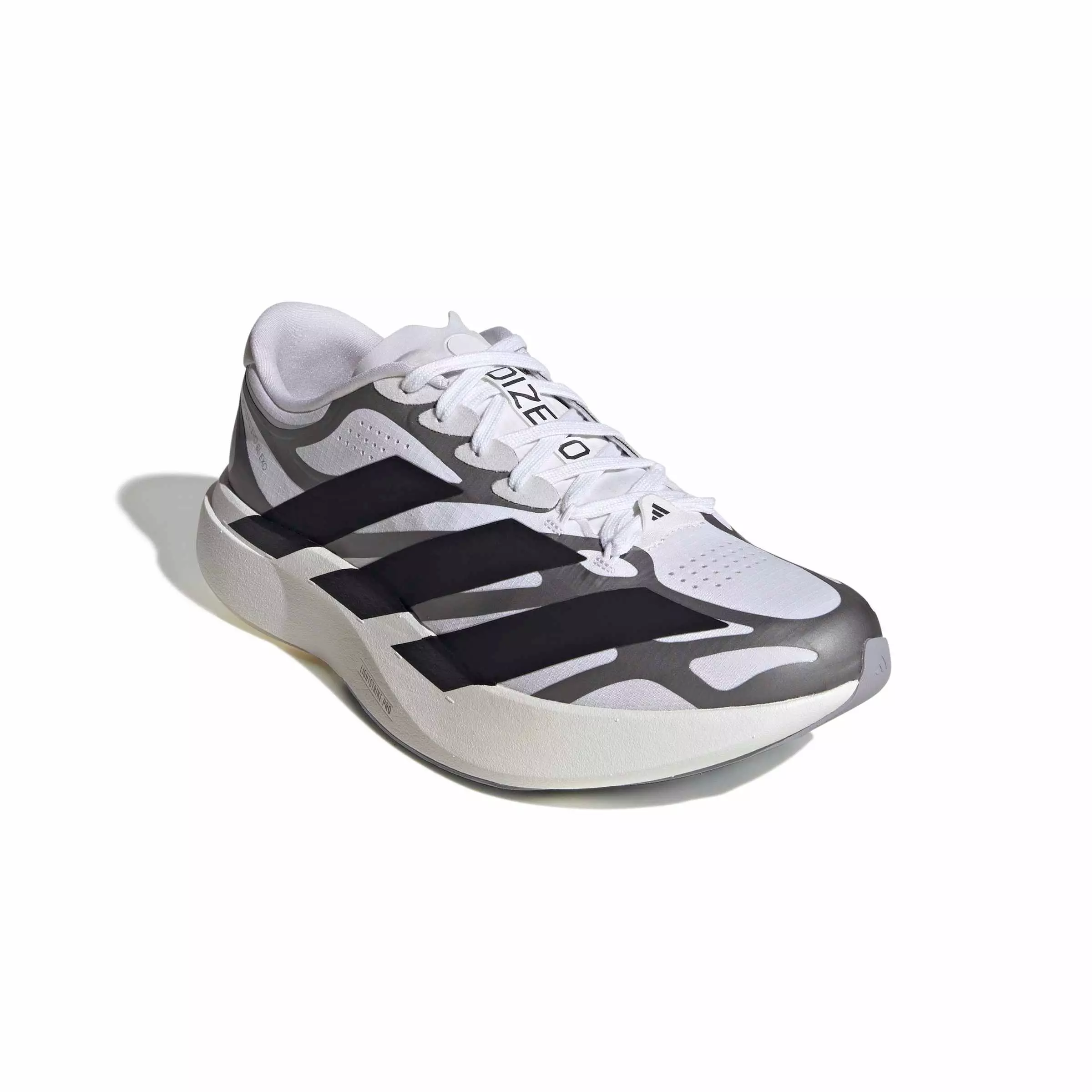 adidas Adizero EVO SL EXO "Ftwr White/Core Black/Iron Metallic" Men's Running Shoe - WHITE/BLACK/IRON