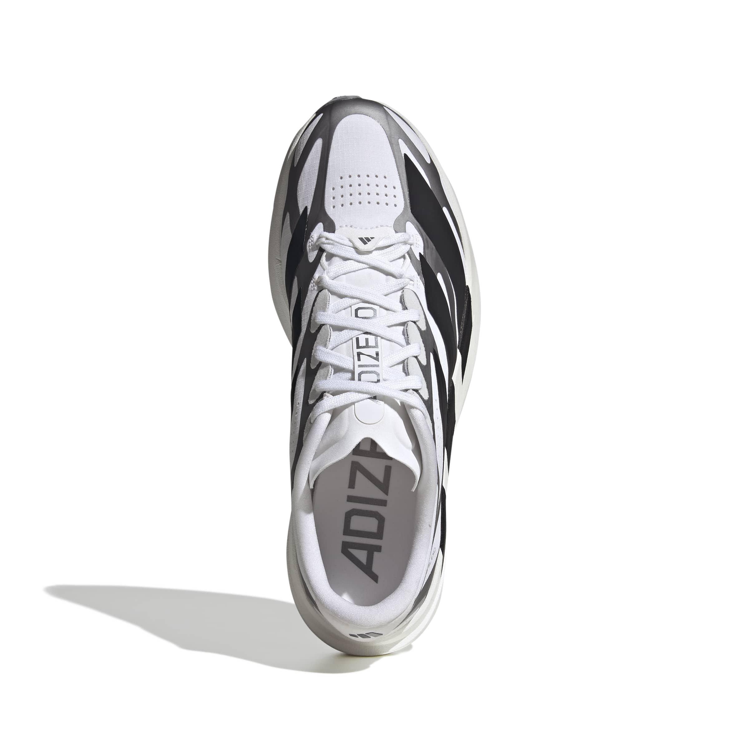 adidas Adizero EVO SL EXO "Ftwr White/Core Black/Iron Metallic" Men's Running Shoe - WHITE/BLACK/IRON