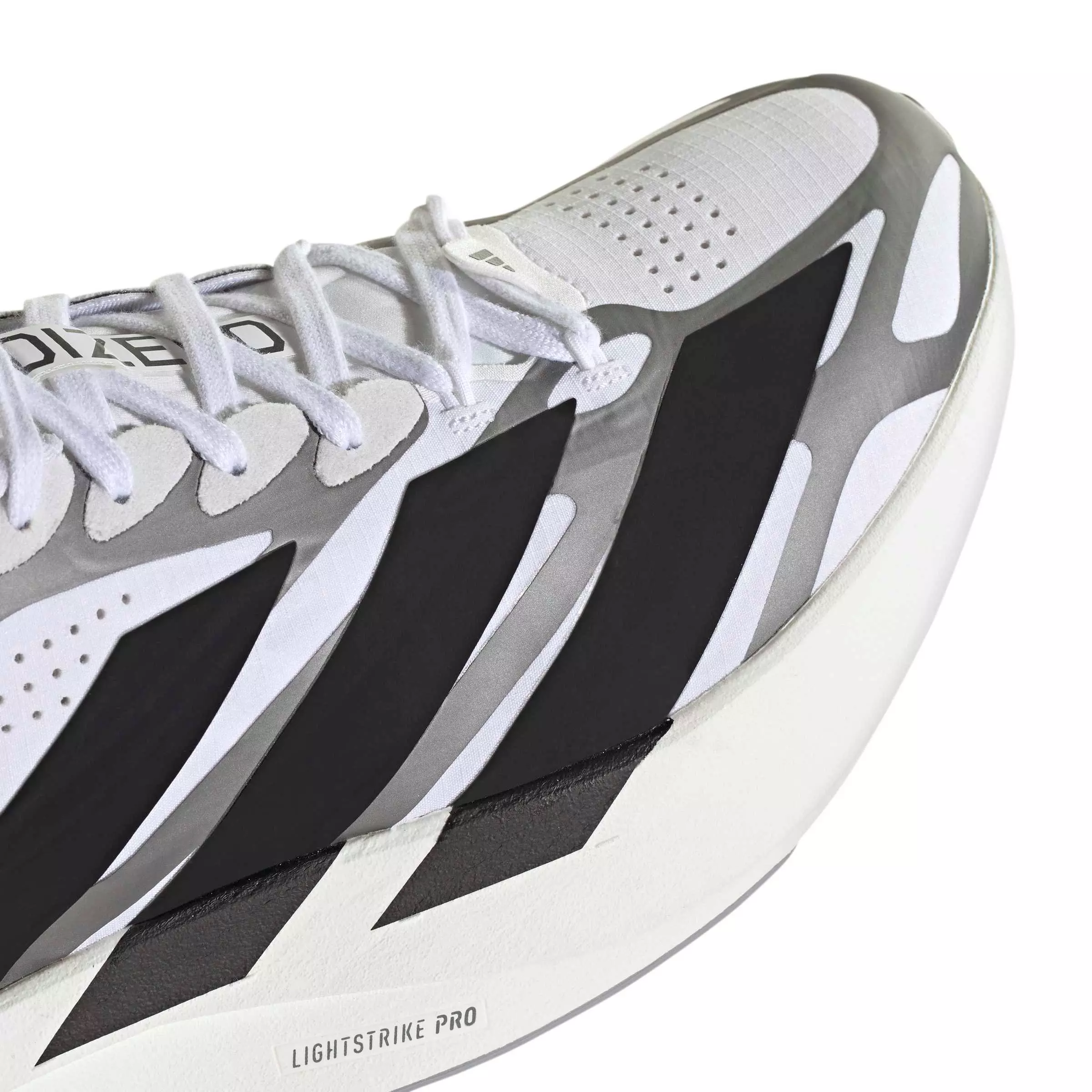 adidas Adizero EVO SL EXO "Ftwr White/Core Black/Iron Metallic" Men's Running Shoe - WHITE/BLACK/IRON