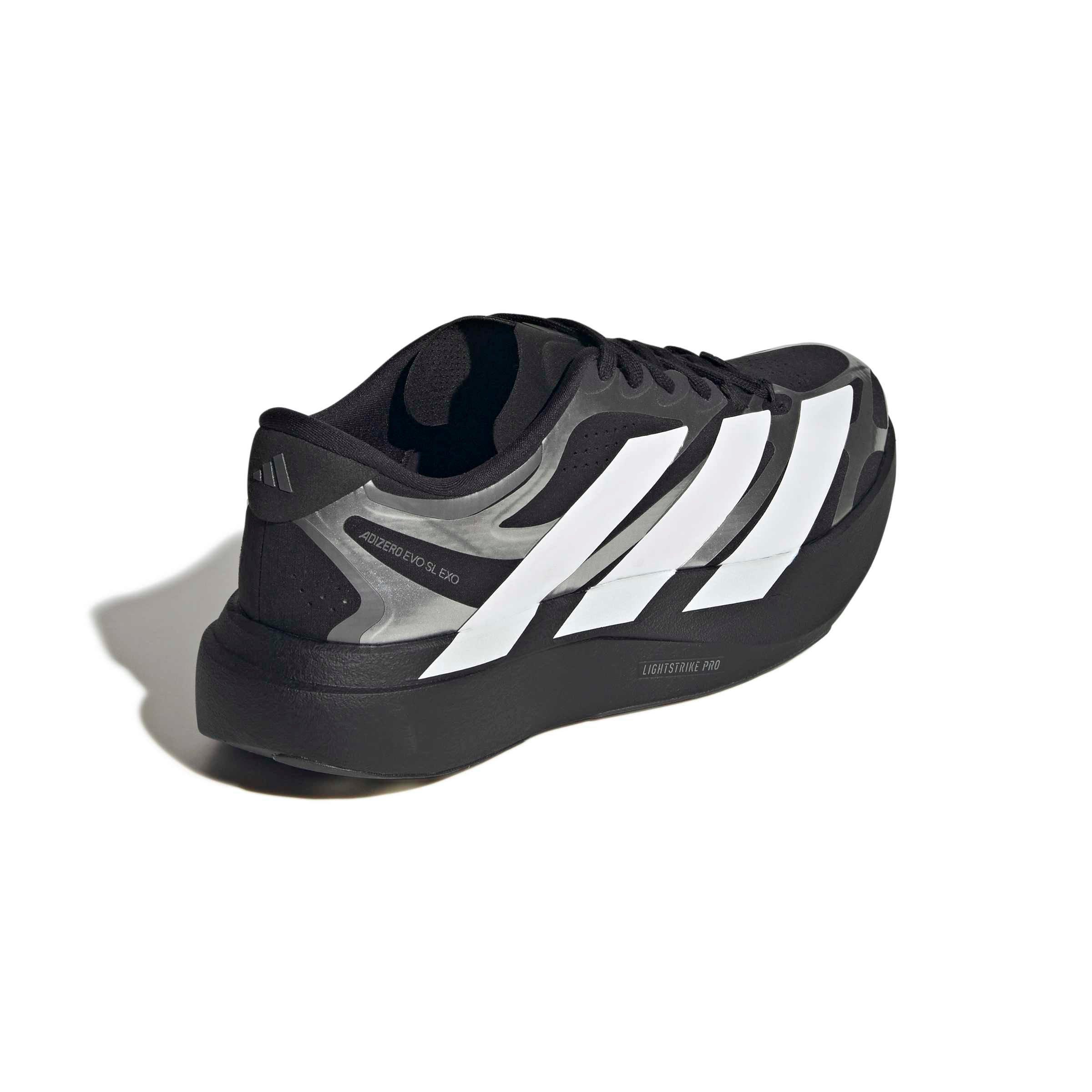 adidas Adizero EVO SL EXO "Core Black/Ftwr White/Iron Metallic" Men's Running Shoe - BLACK/WHITE/IRON