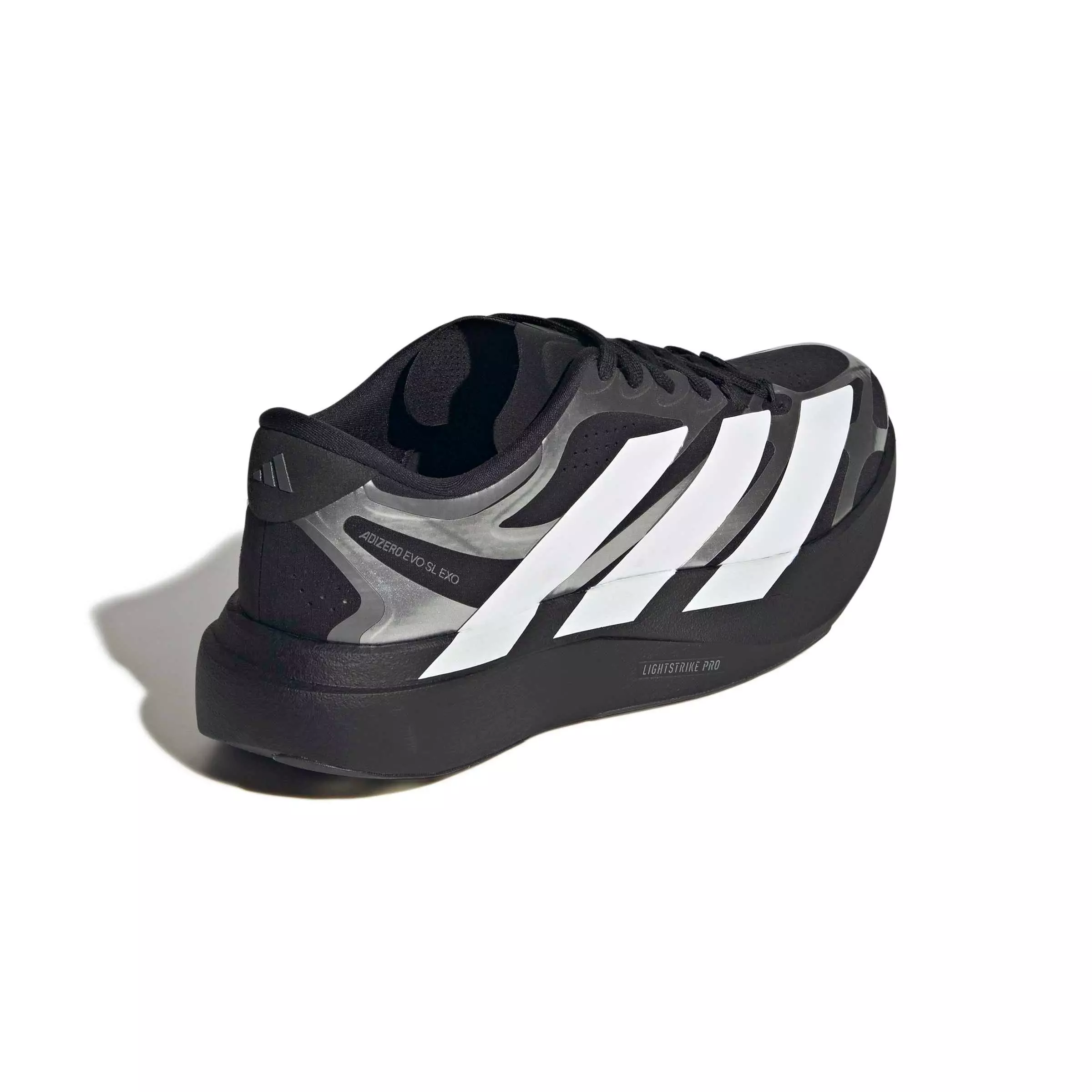 adidas Adizero EVO SL EXO "Core Black/Ftwr White/Iron Metallic" Men's Running Shoe - BLACK/WHITE/IRON