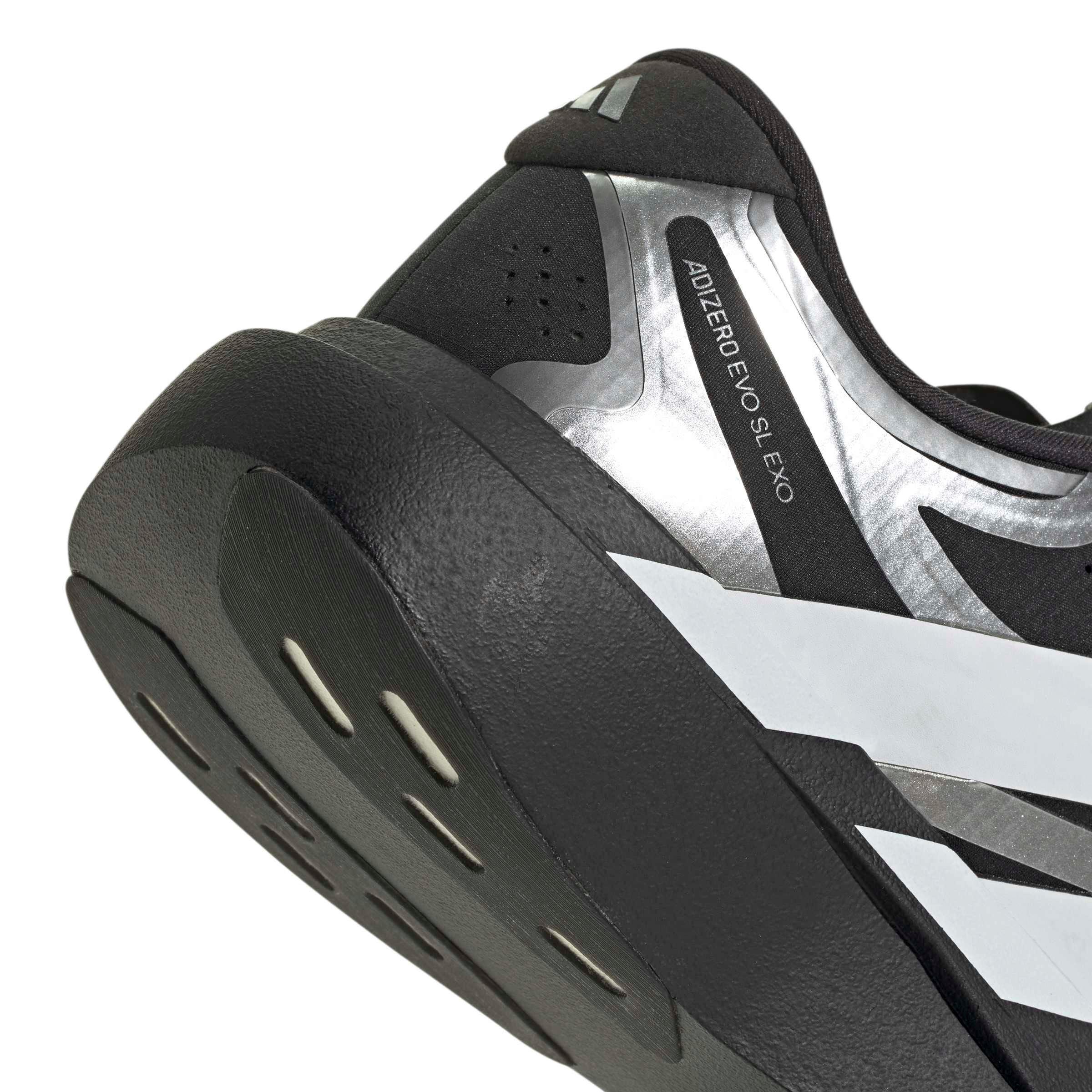 adidas Adizero EVO SL EXO "Core Black/Ftwr White/Iron Metallic" Men's Running Shoe - BLACK/WHITE/IRON