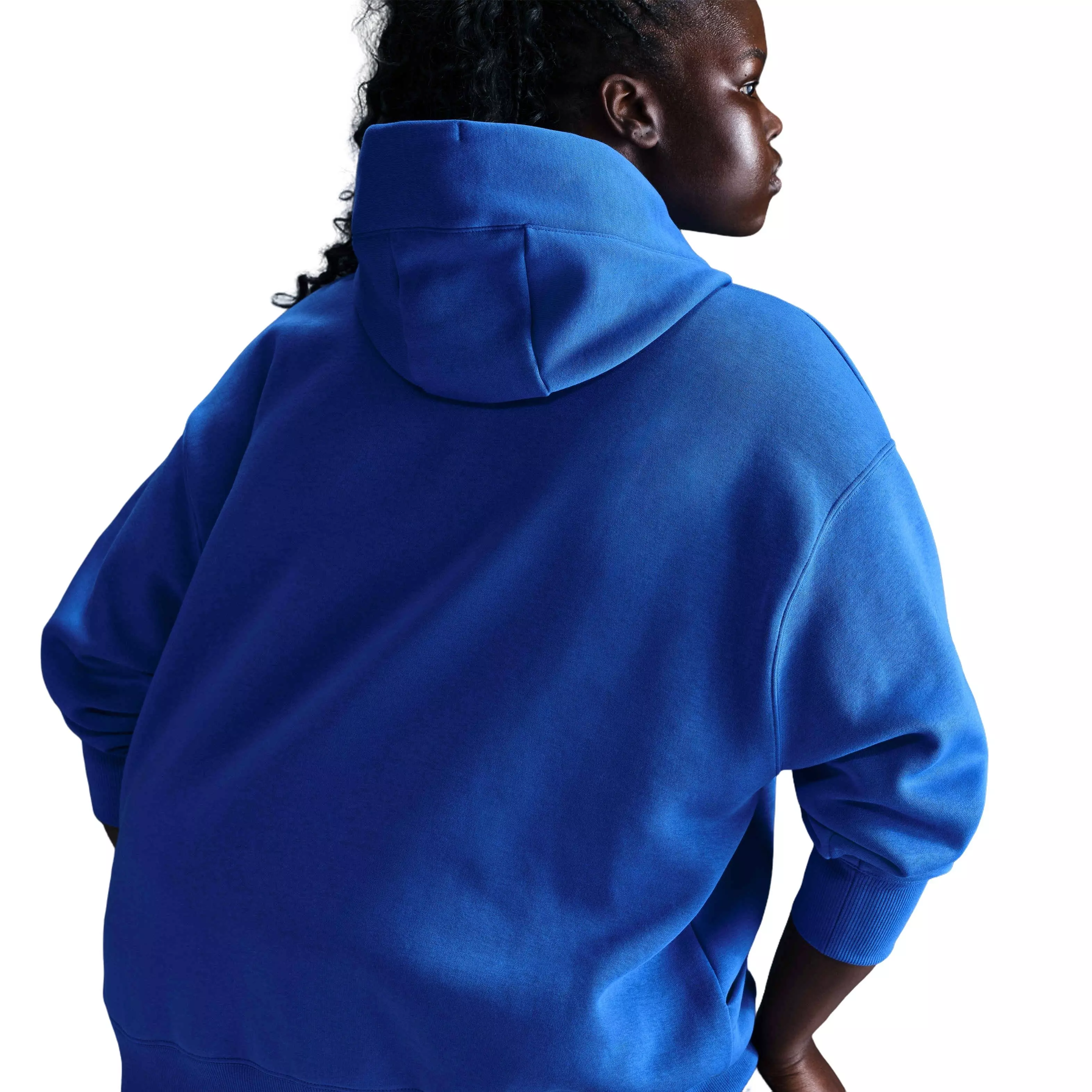 Nike Women's Sportswear Phoenix Fleece Pullover Oversized Hoodie - Blue - BLUE
