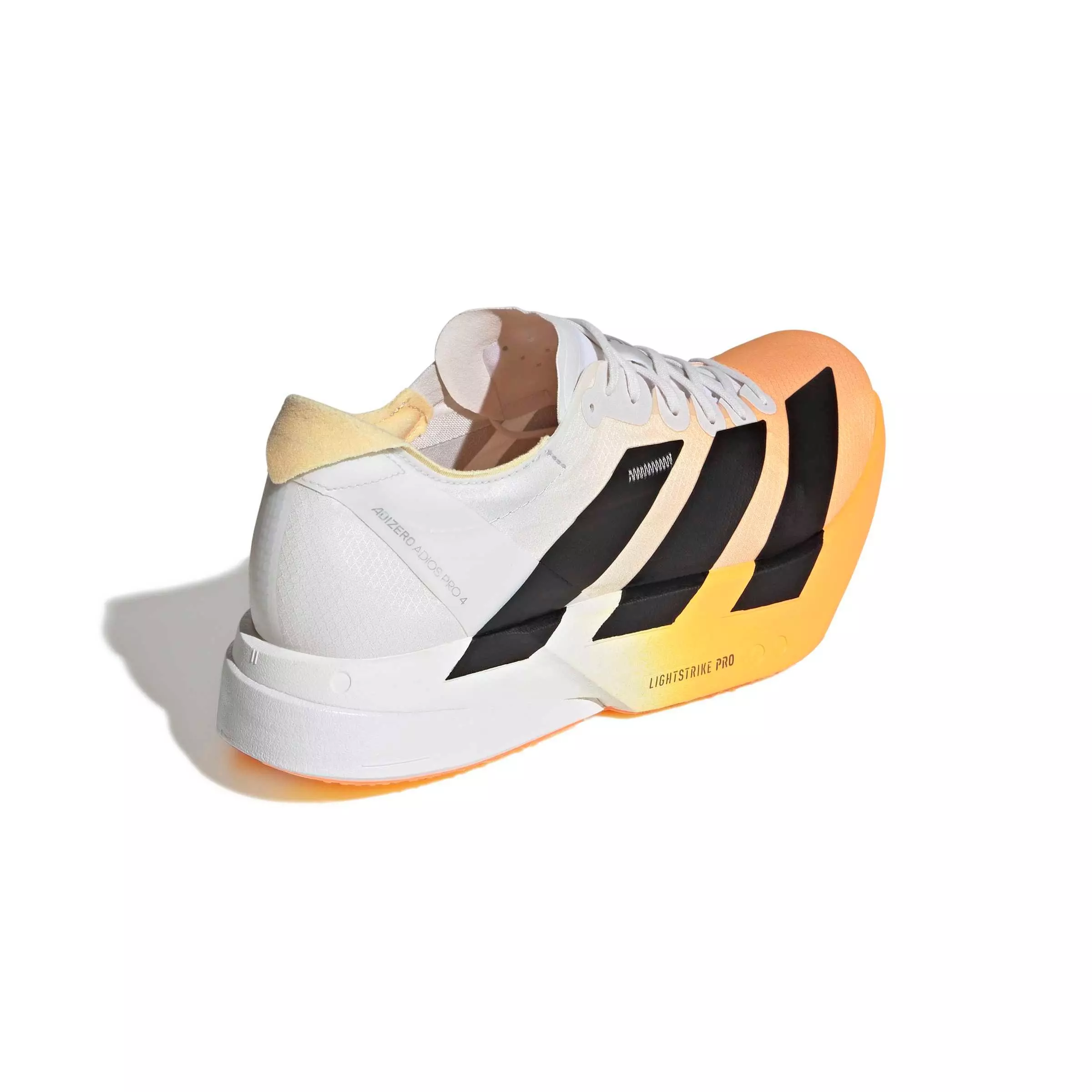 adidas Adizero Adios Pro 4 "Lucid Tangerine/Core Black/Crystal White" Men's Running Shoe - TANGERINE/BLACK/WHITE
