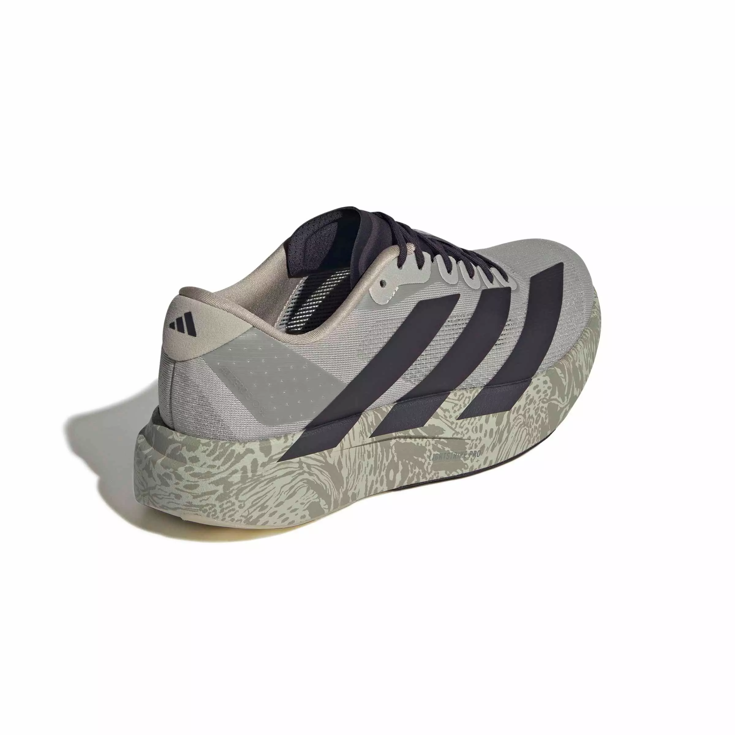 adidas Adizero EVO SL "Sesame/Aurora Black/Silver Pebble" Men's Running Shoe - SESAME/BLACK/SILVER