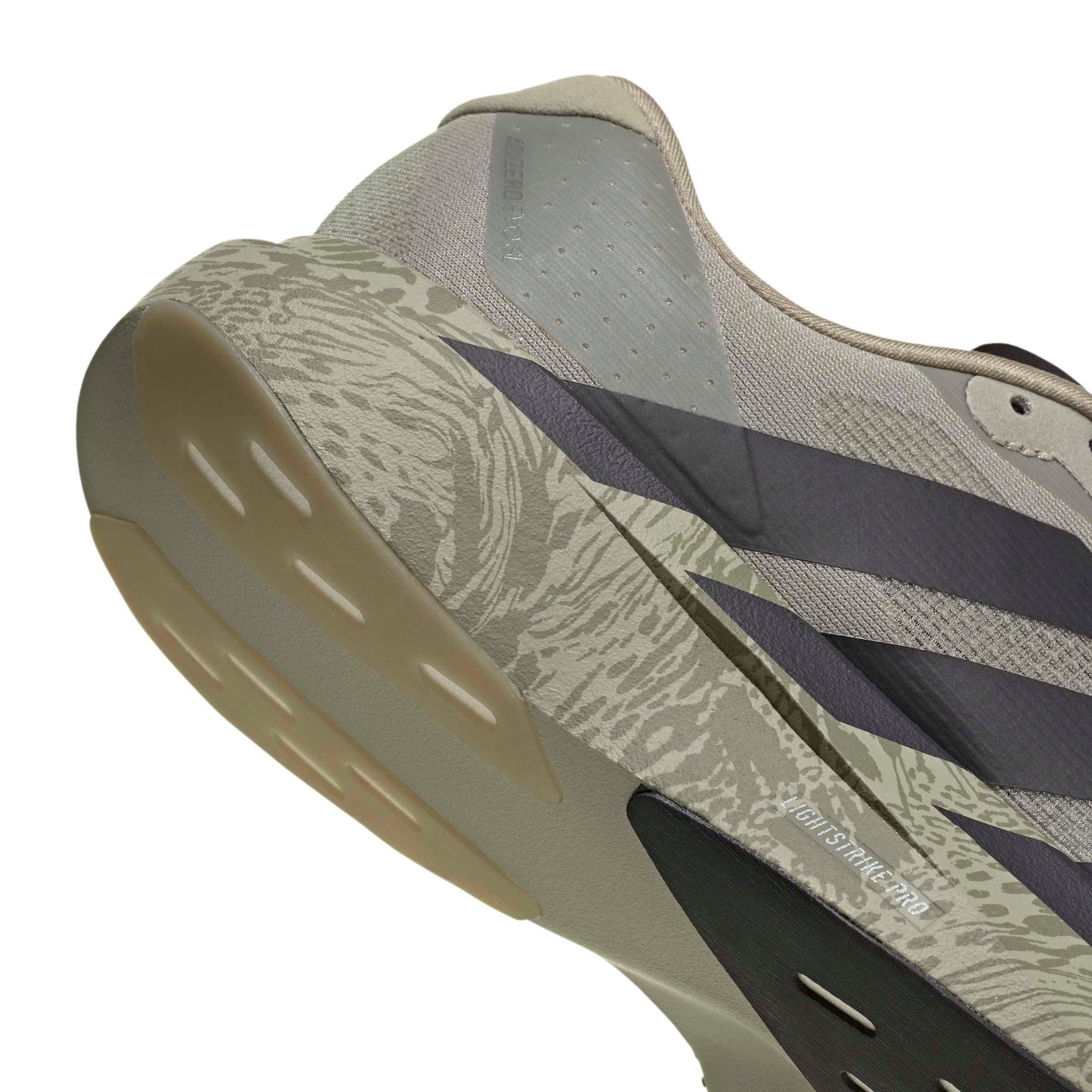 adidas Adizero EVO SL "Sesame/Aurora Black/Silver Pebble" Men's Running Shoe - SESAME/BLACK/SILVER