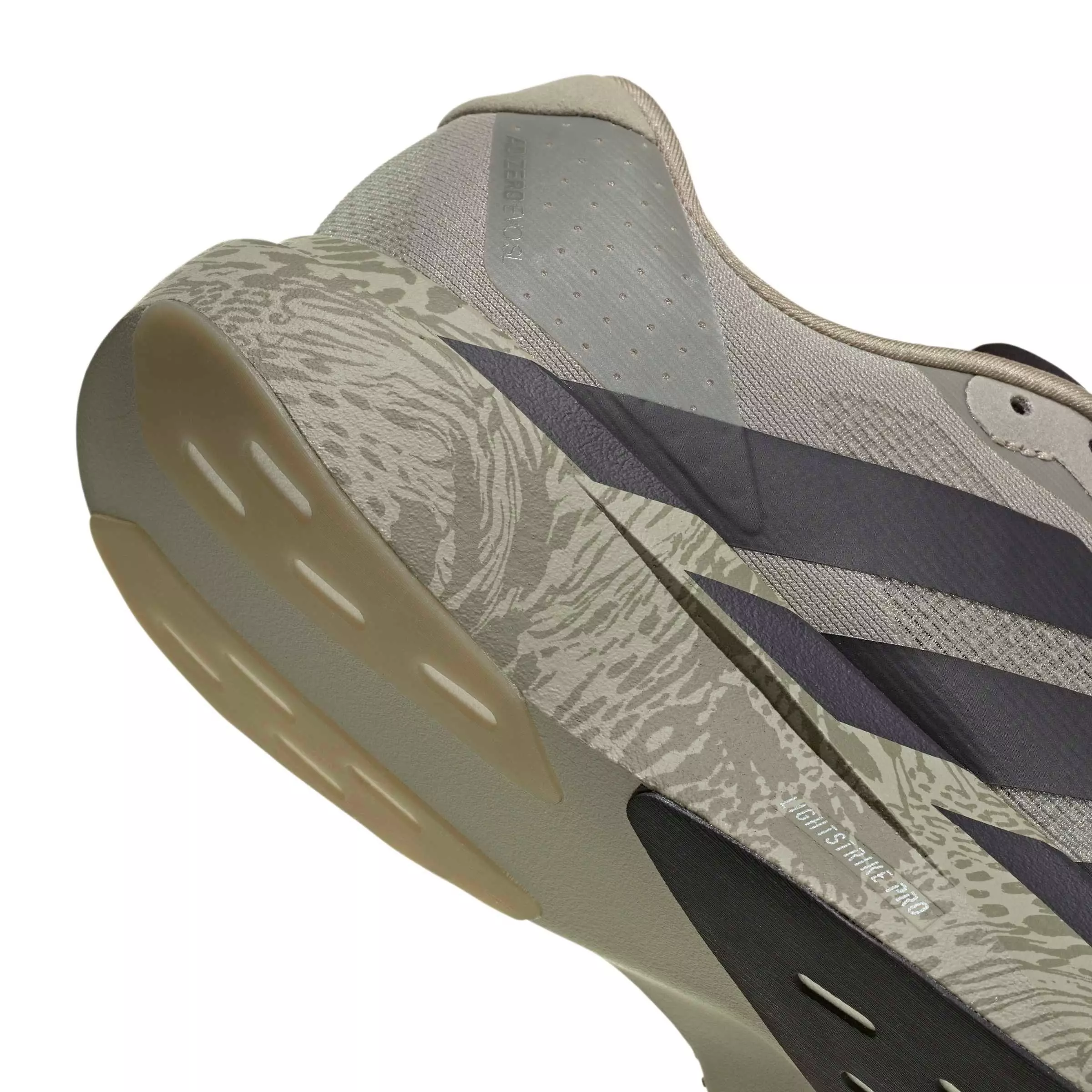 adidas Adizero EVO SL "Sesame/Aurora Black/Silver Pebble" Men's Running Shoe - SESAME/BLACK/SILVER