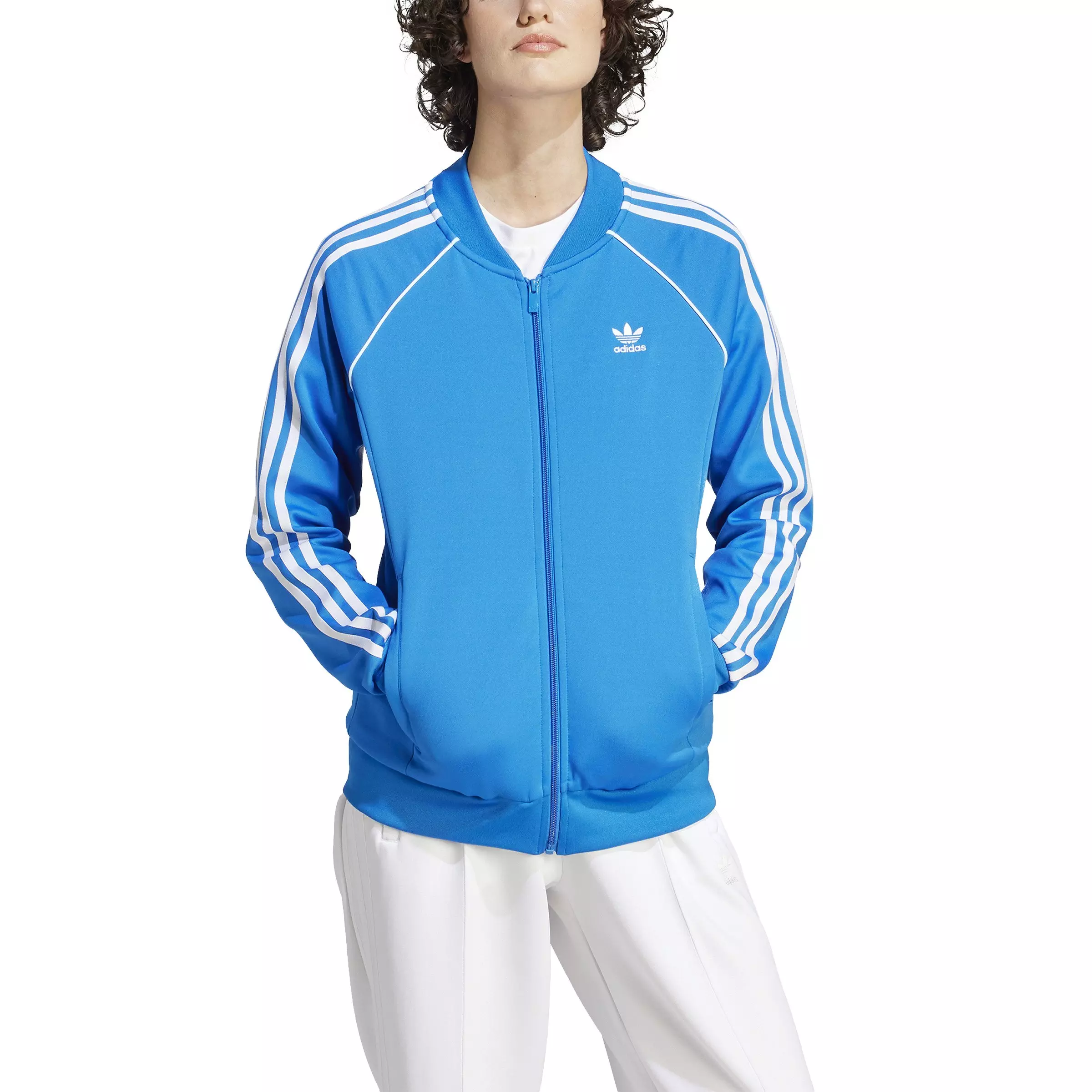 adidas Women's Adicolor Classics SST Track Top - BLUE