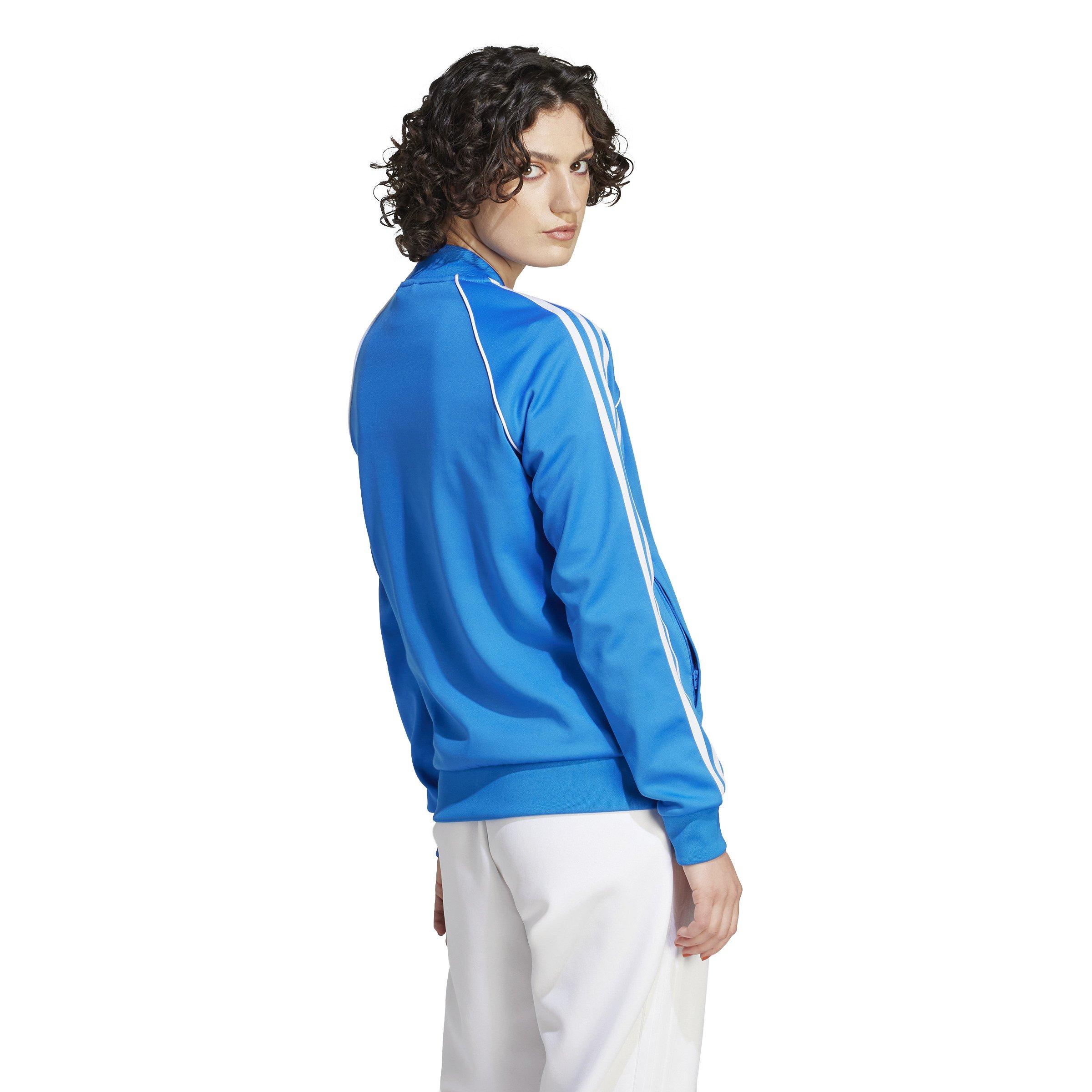 adidas Women's Adicolor Classics SST Track Top - BLUE Thumbnail View 2