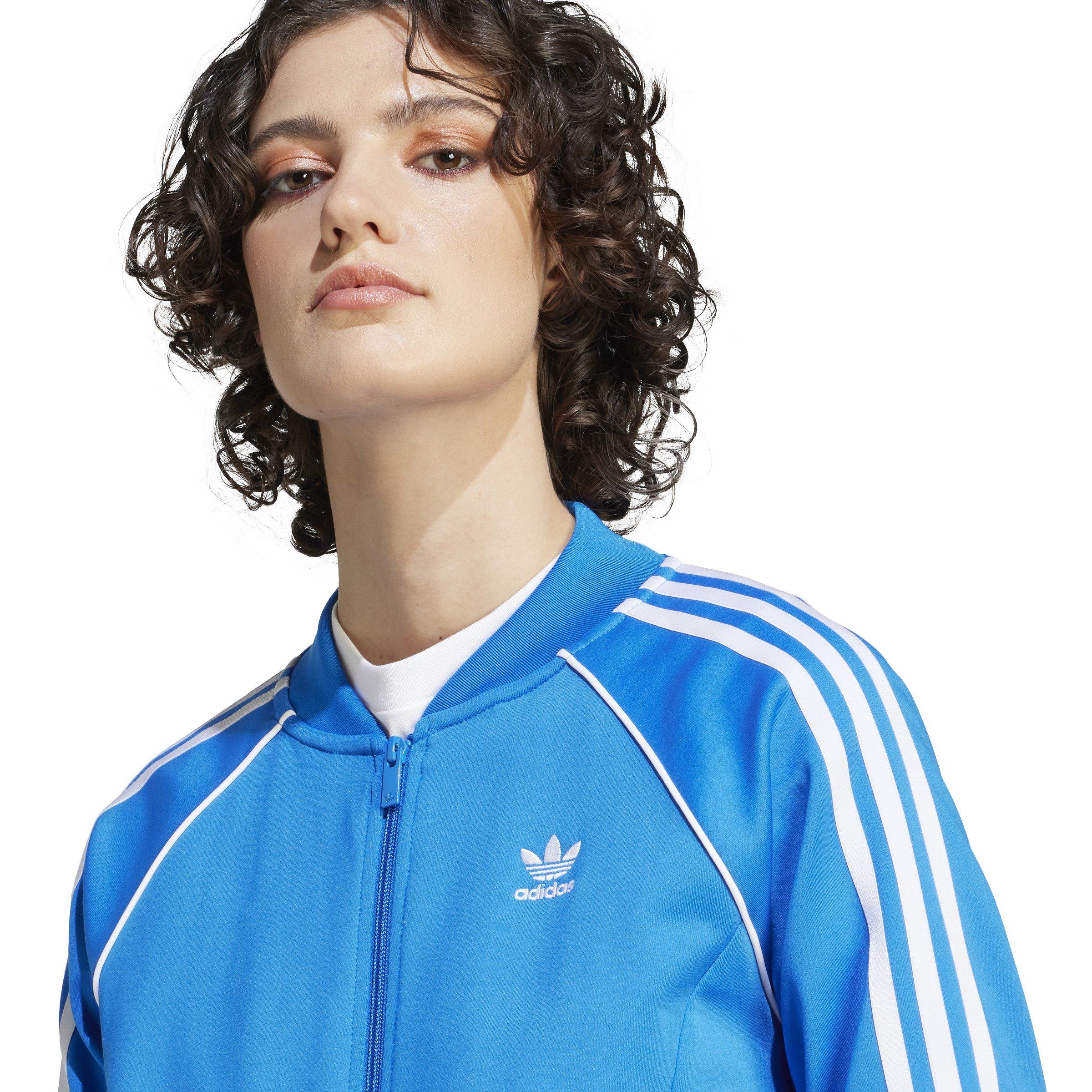 adidas Women's Adicolor Classics SST Track Top - BLUE Thumbnail View 3