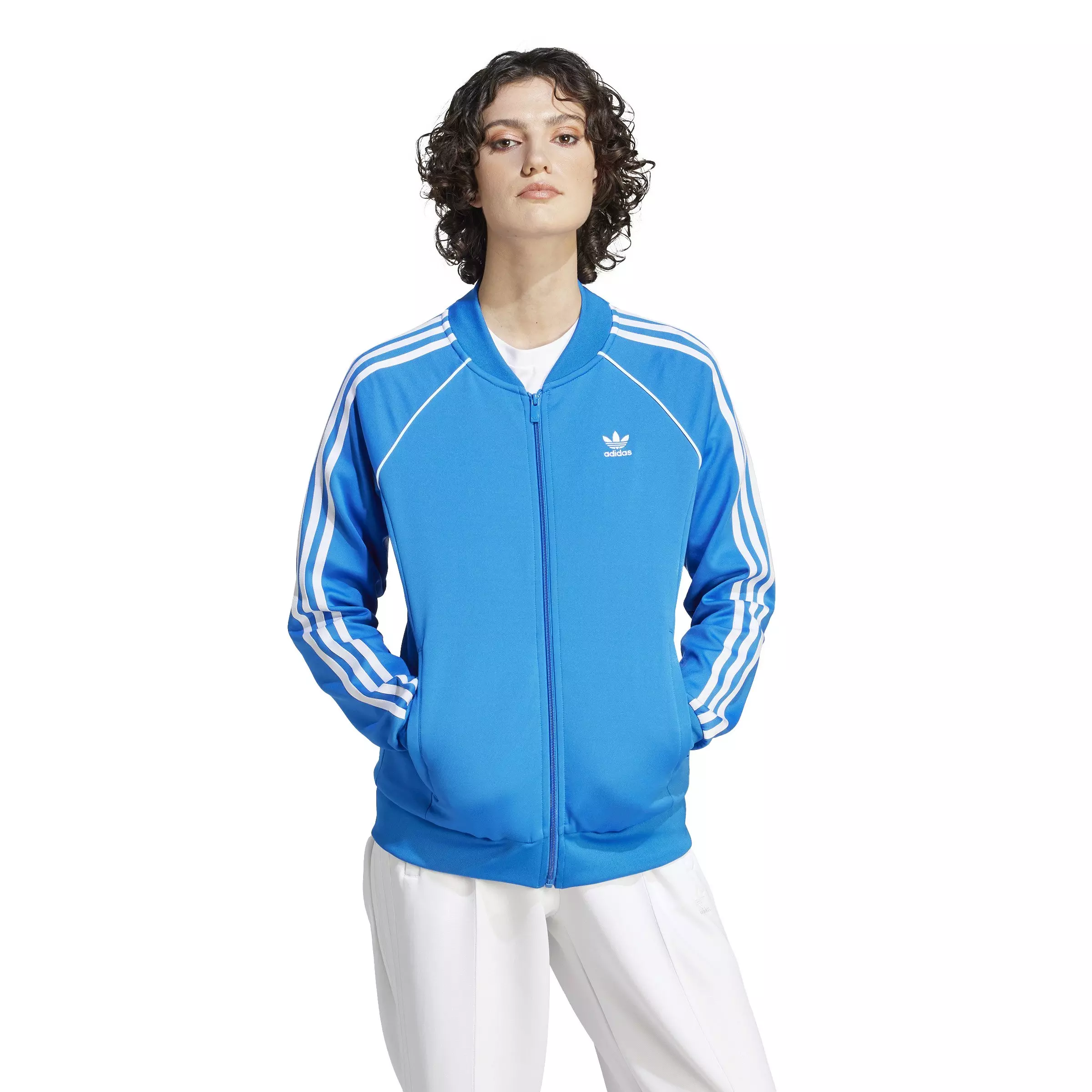 adidas Women's Adicolor Classics SST Track Top - BLUE