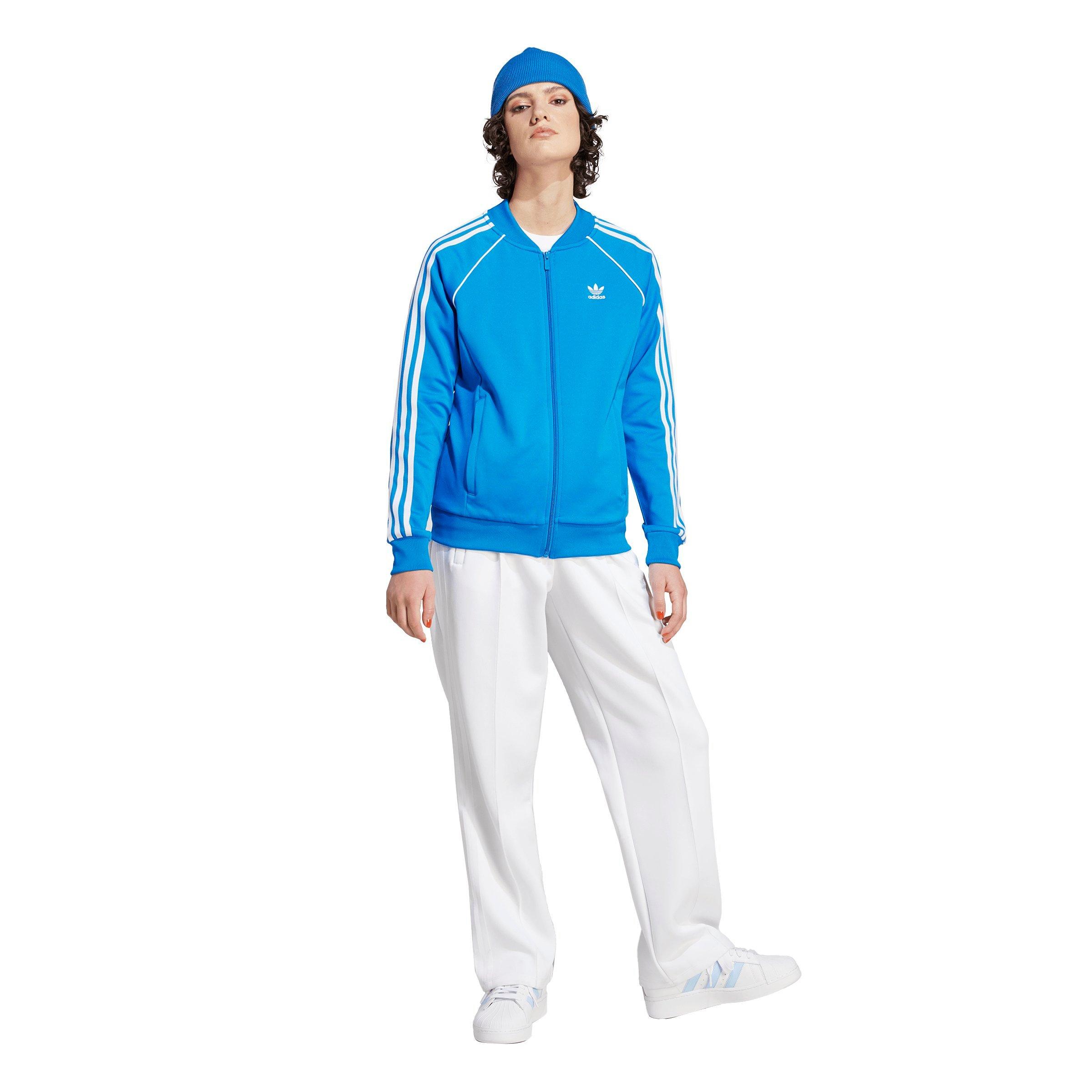 adidas Women's Adicolor Classics SST Track Top - BLUE Thumbnail View 6