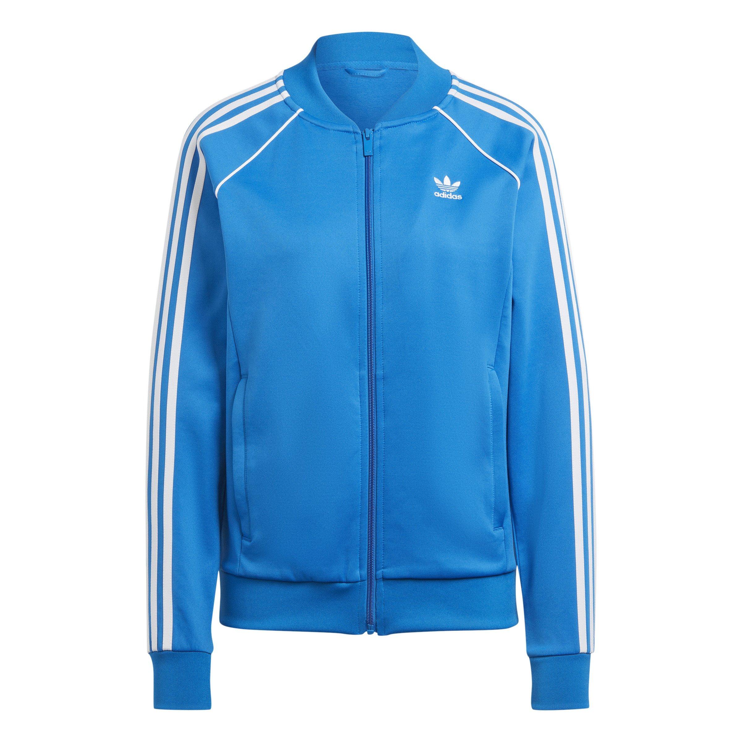 adidas Women's Adicolor Classics SST Track Top - BLUE Thumbnail View 7