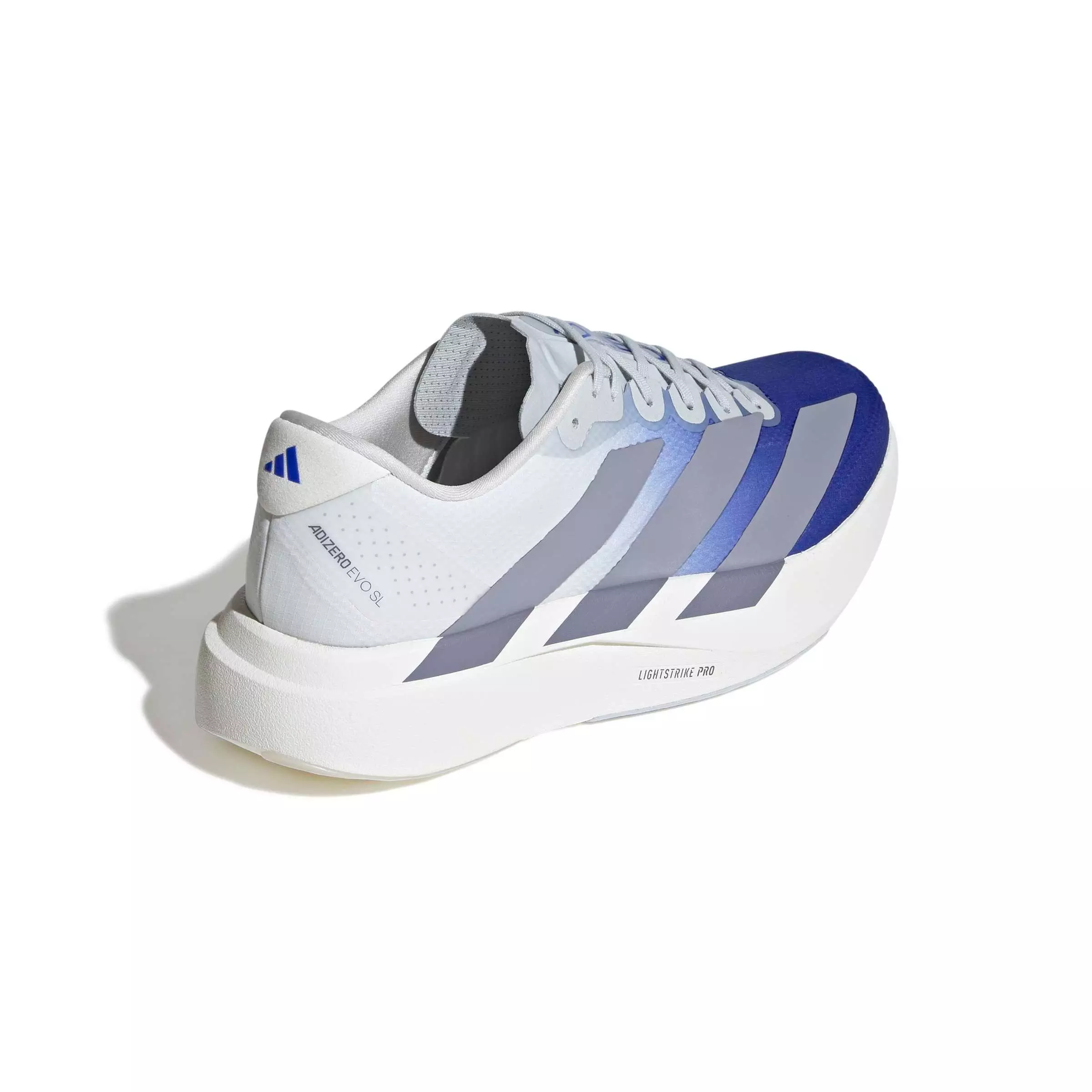 adidas Adizero EVO SL "Lucid Blue/Slate/Crystal White" Men's Running Shoe - BLUE/SLATE/WHITE