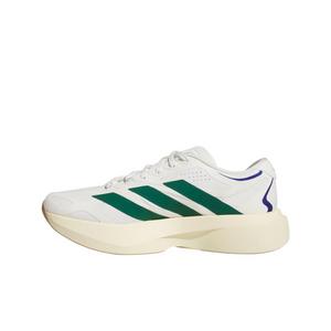 adidas Adizero EVO SL EXO Suede "Core White/Collegiate Green/Cream White" Men's Running Shoe - WHITE/GREEN/CREAM