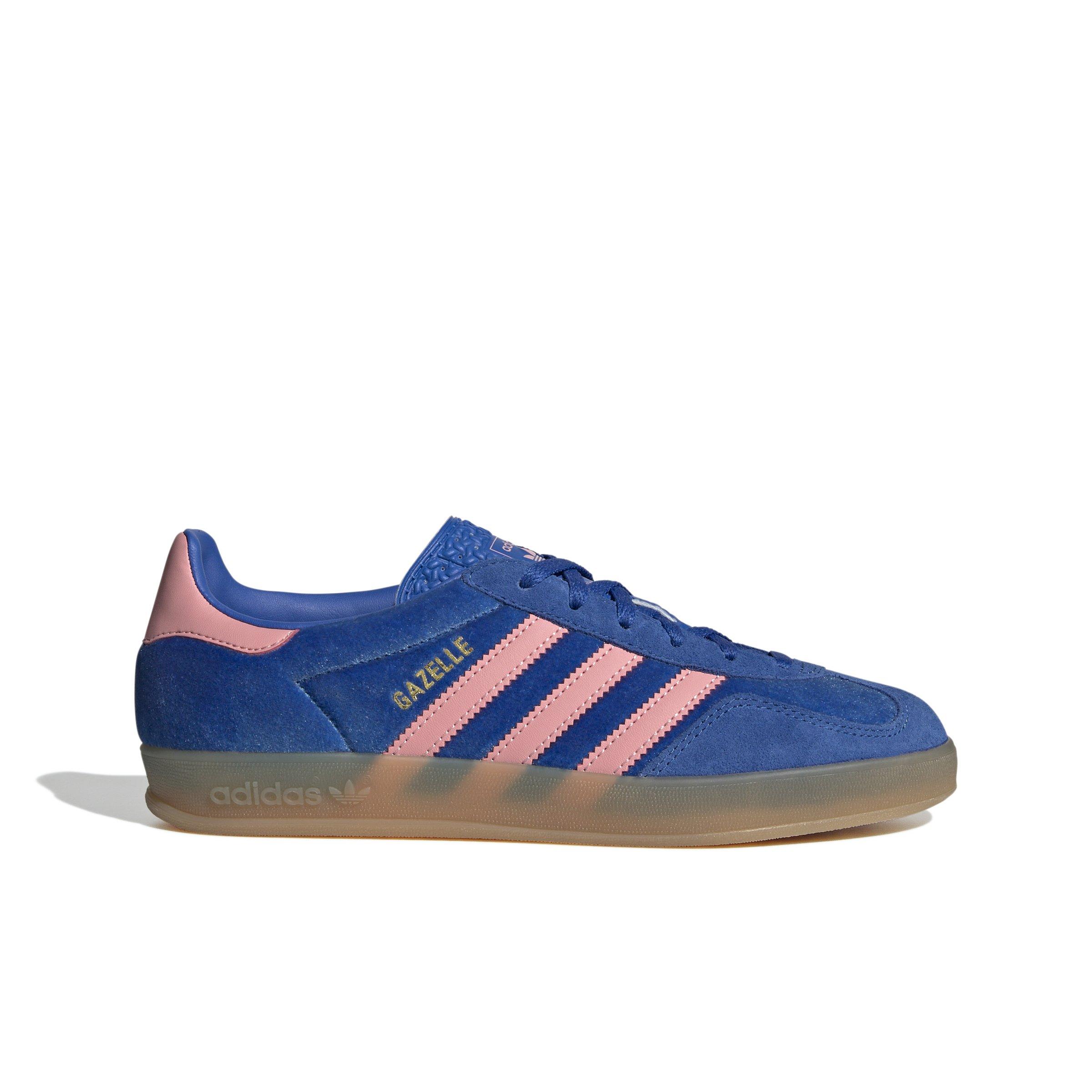 adidas Originals Gazelle "Blue/Semi Pink Spark/Gum 3" Women's Shoe - BLUE/PINK/GUM Thumbnail View 1