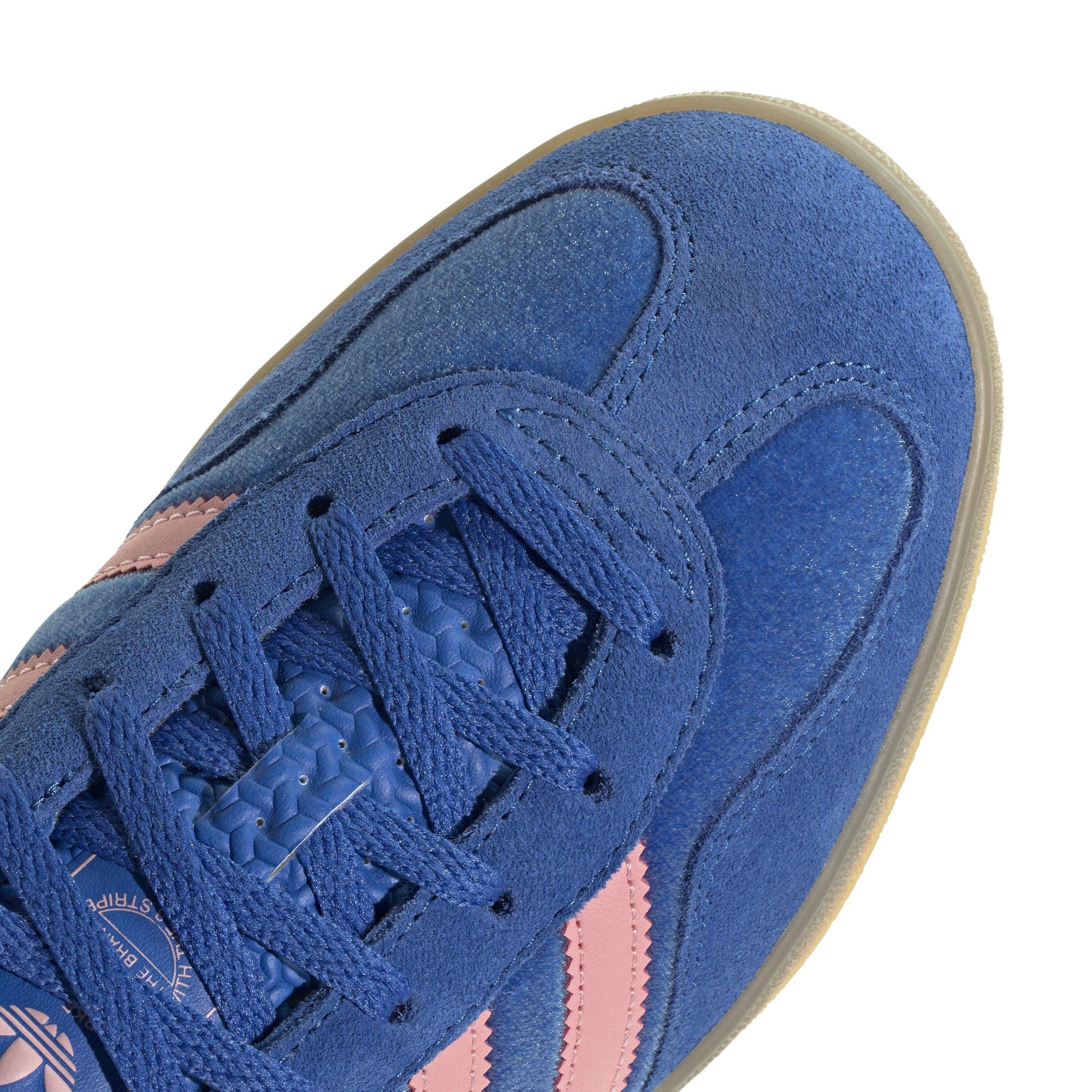 adidas Originals Gazelle "Blue/Semi Pink Spark/Gum 3" Women's Shoe - BLUE/PINK/GUM Thumbnail View 5